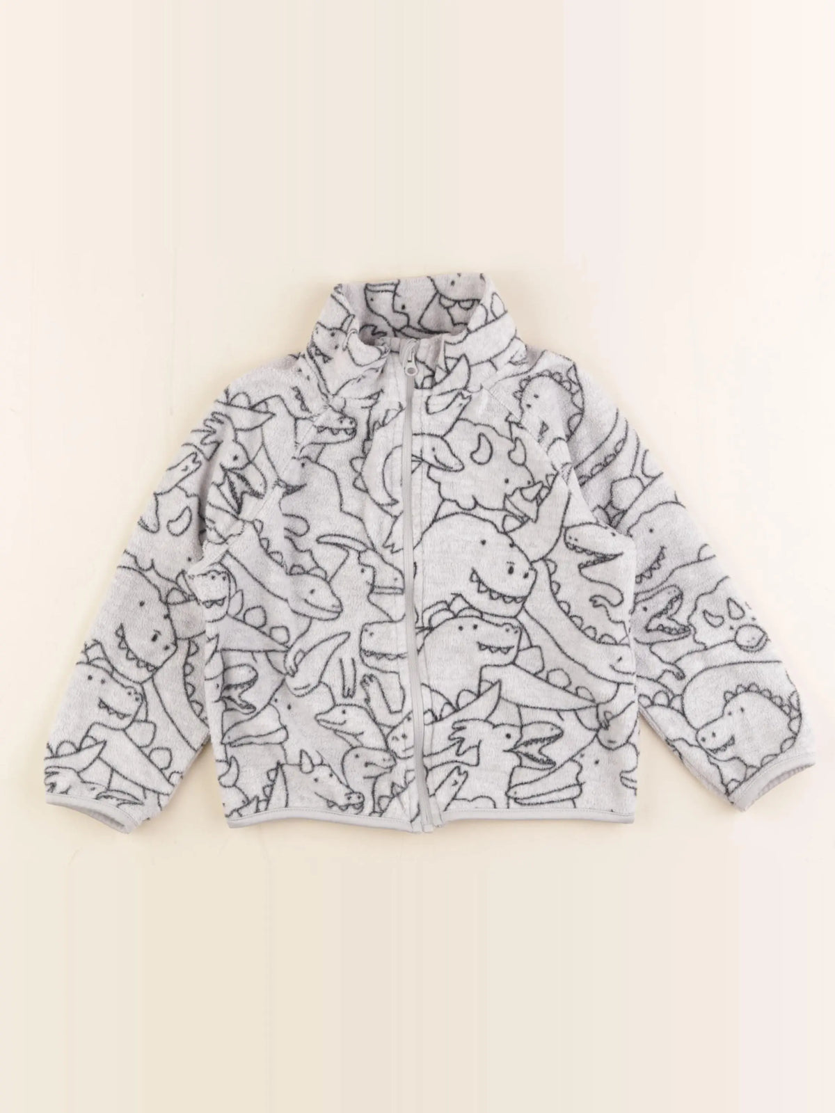 H&M - polaire gris - 18/24 mois