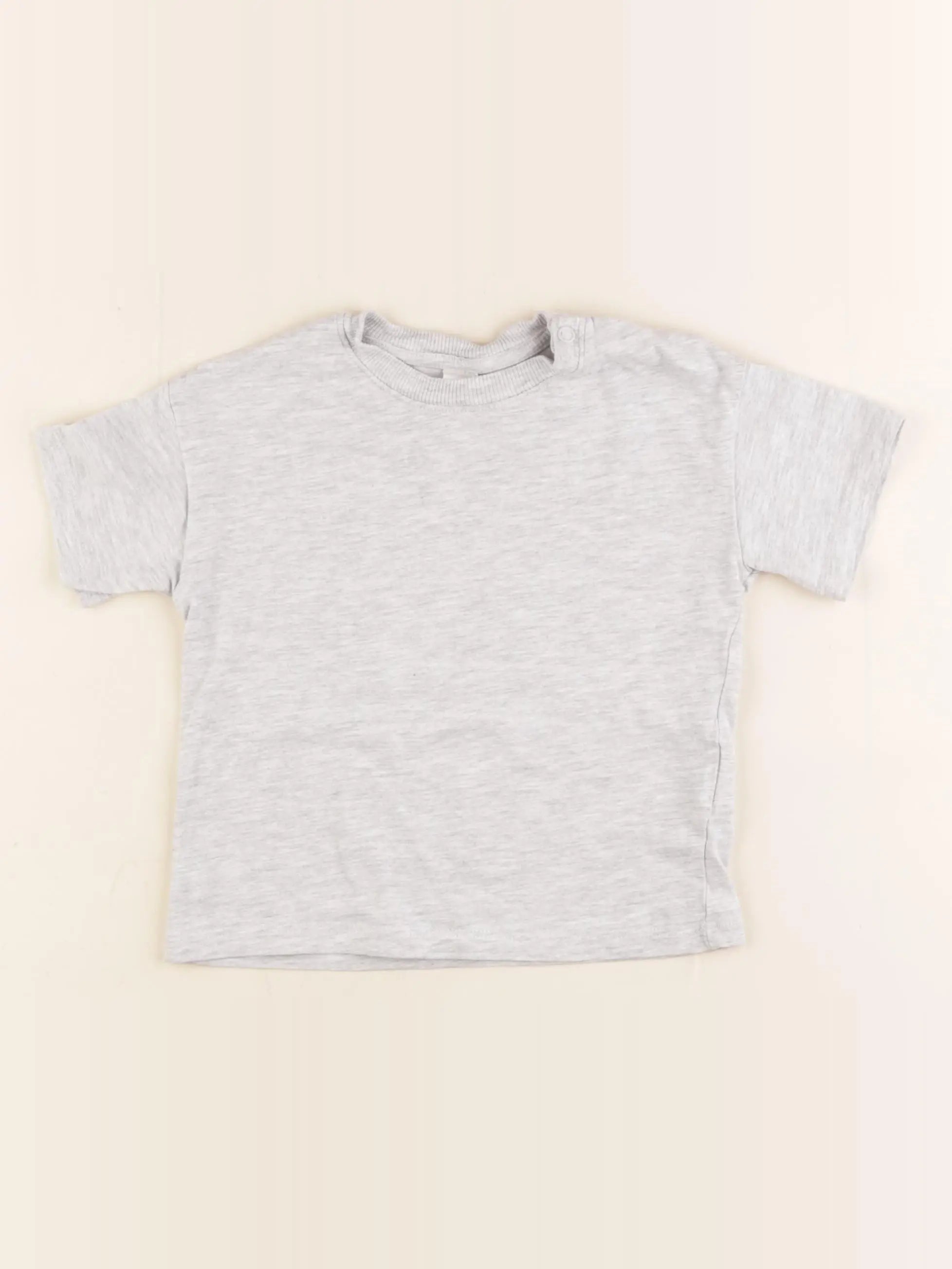 H&M - tee-shirt gris - 12/18 mois