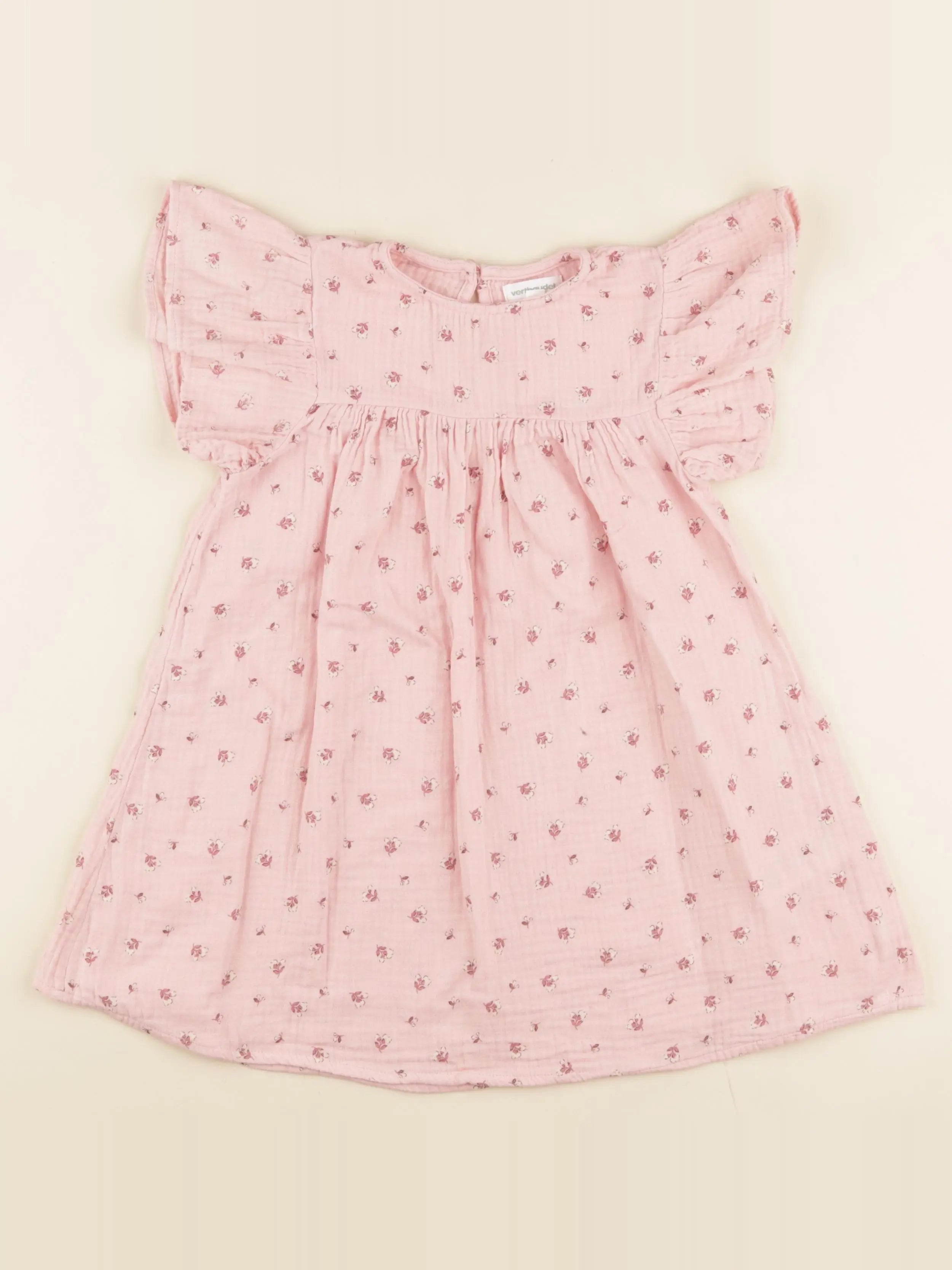 Vertbaudet - robe rose - 4 ans