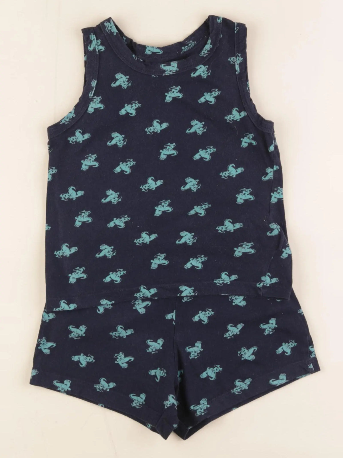 Vertbaudet - pyjama coton bleu - 3 ans
