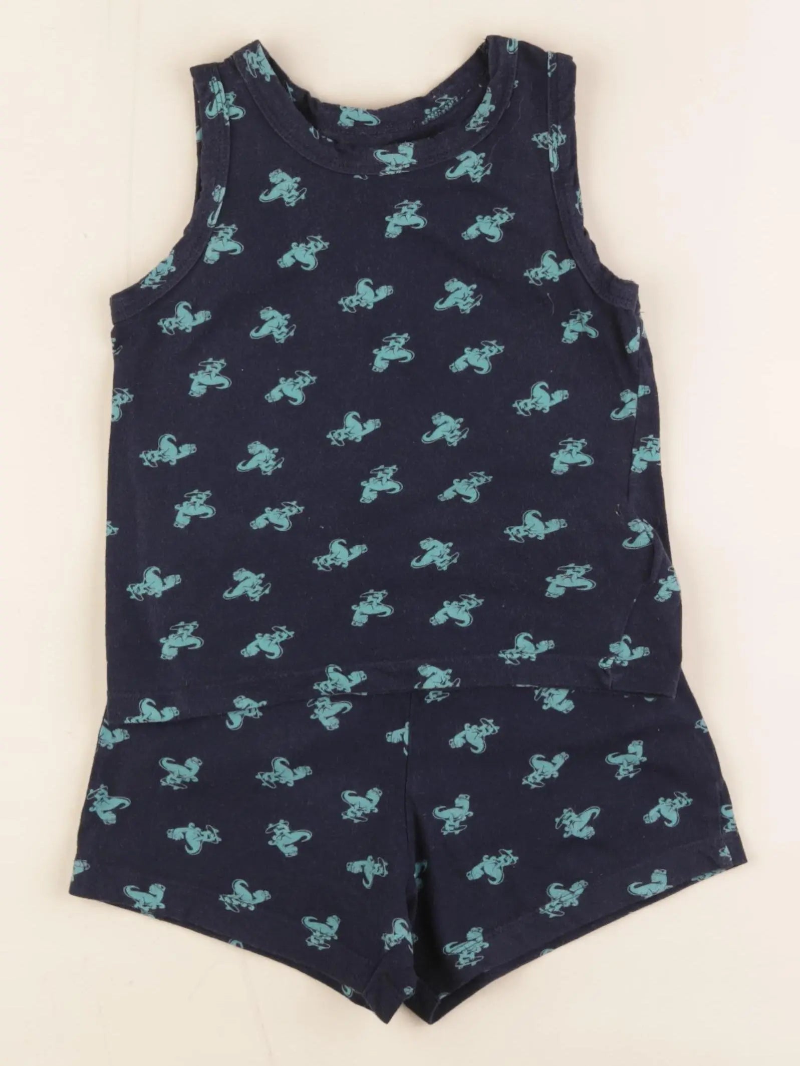 Vertbaudet - pyjama coton bleu - 3 ans