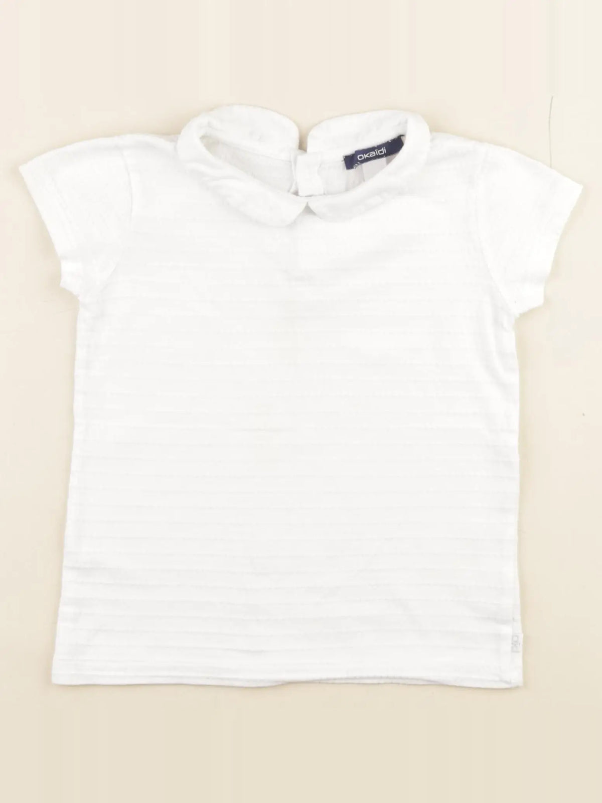 Okaidi - tee-shirt blanc - 4 ans