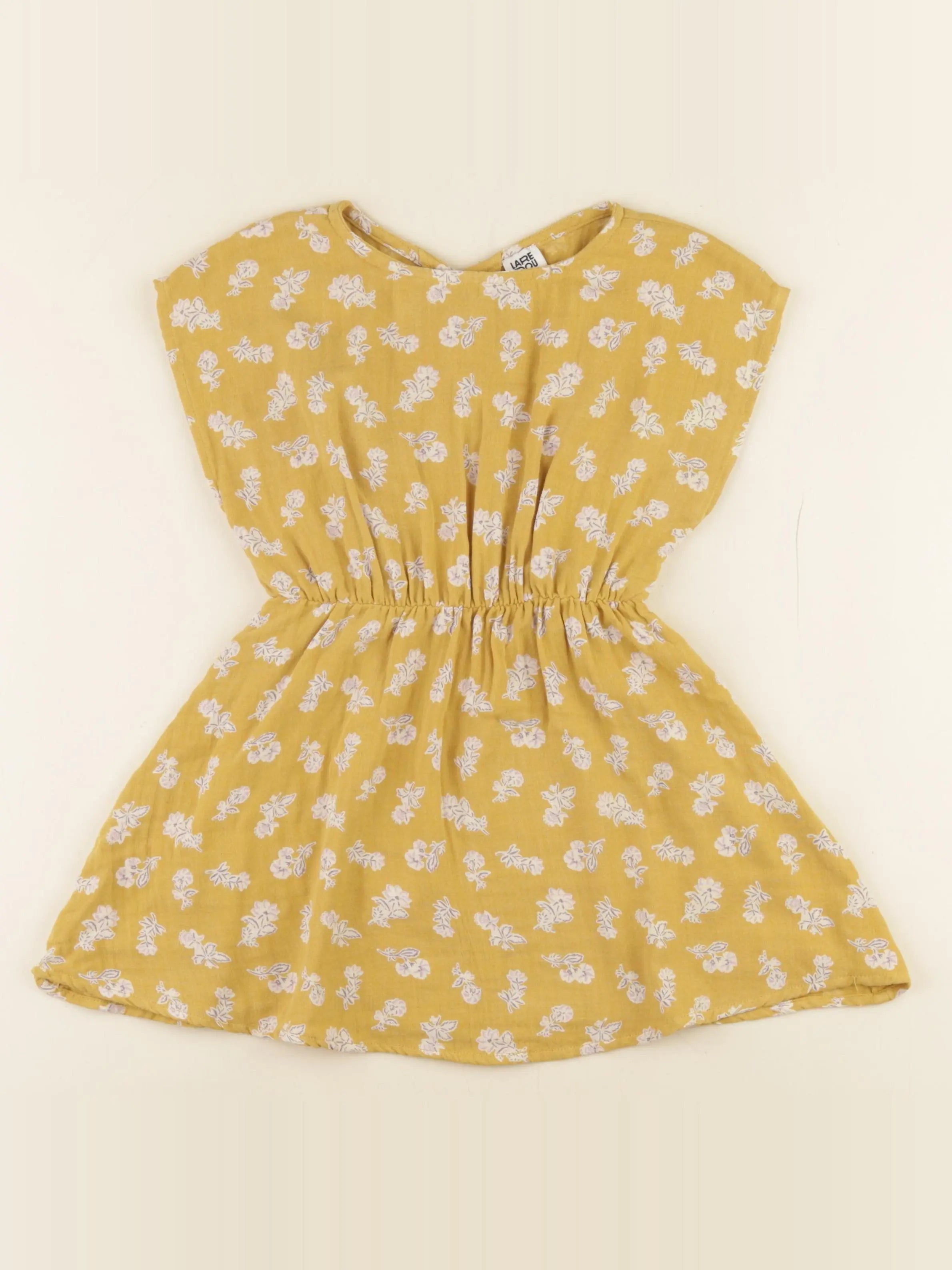 La Redoute - robe jaune - 4 ans