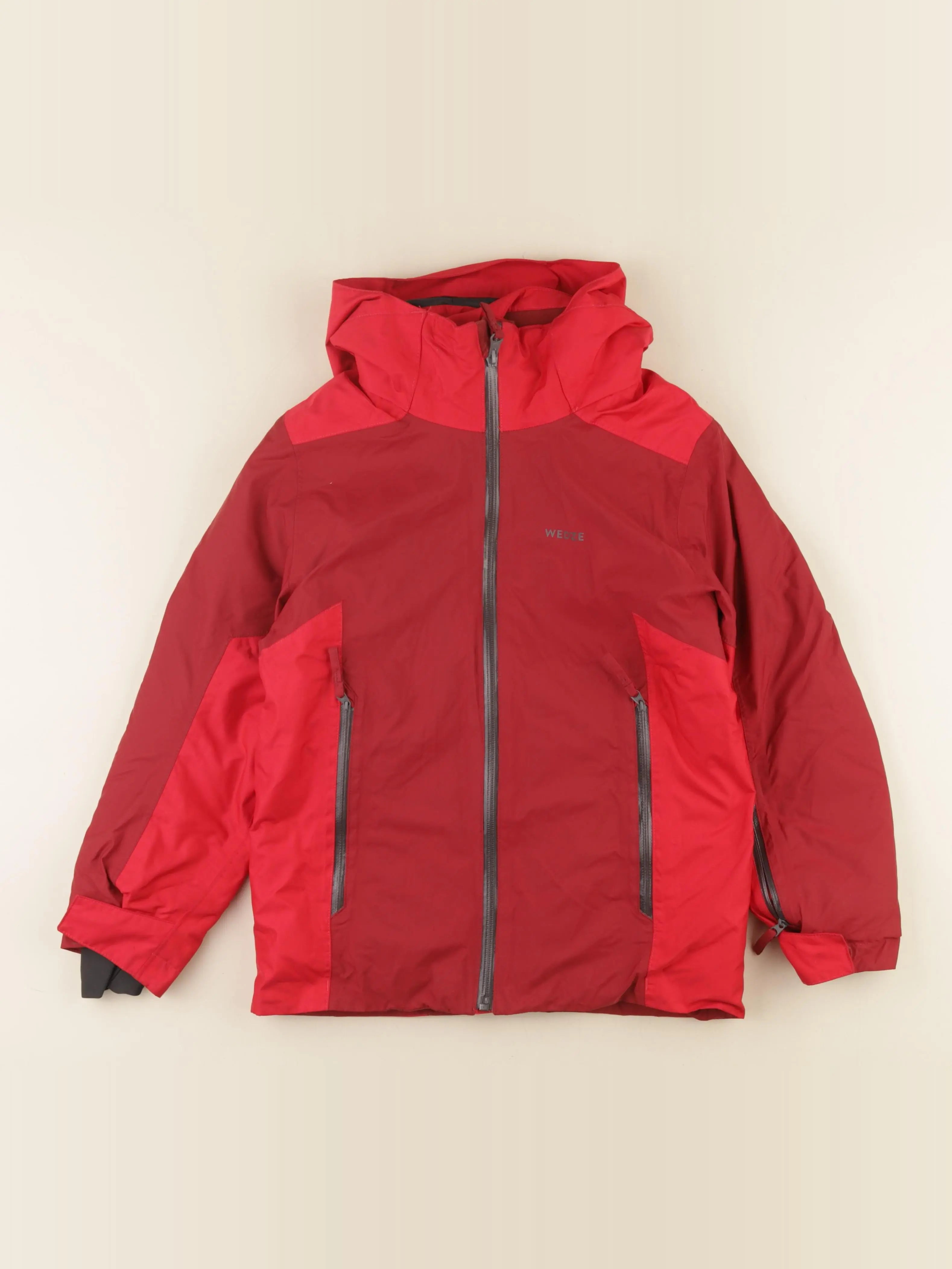 Decathlon ski - manteau de ski rouge - 8 ans