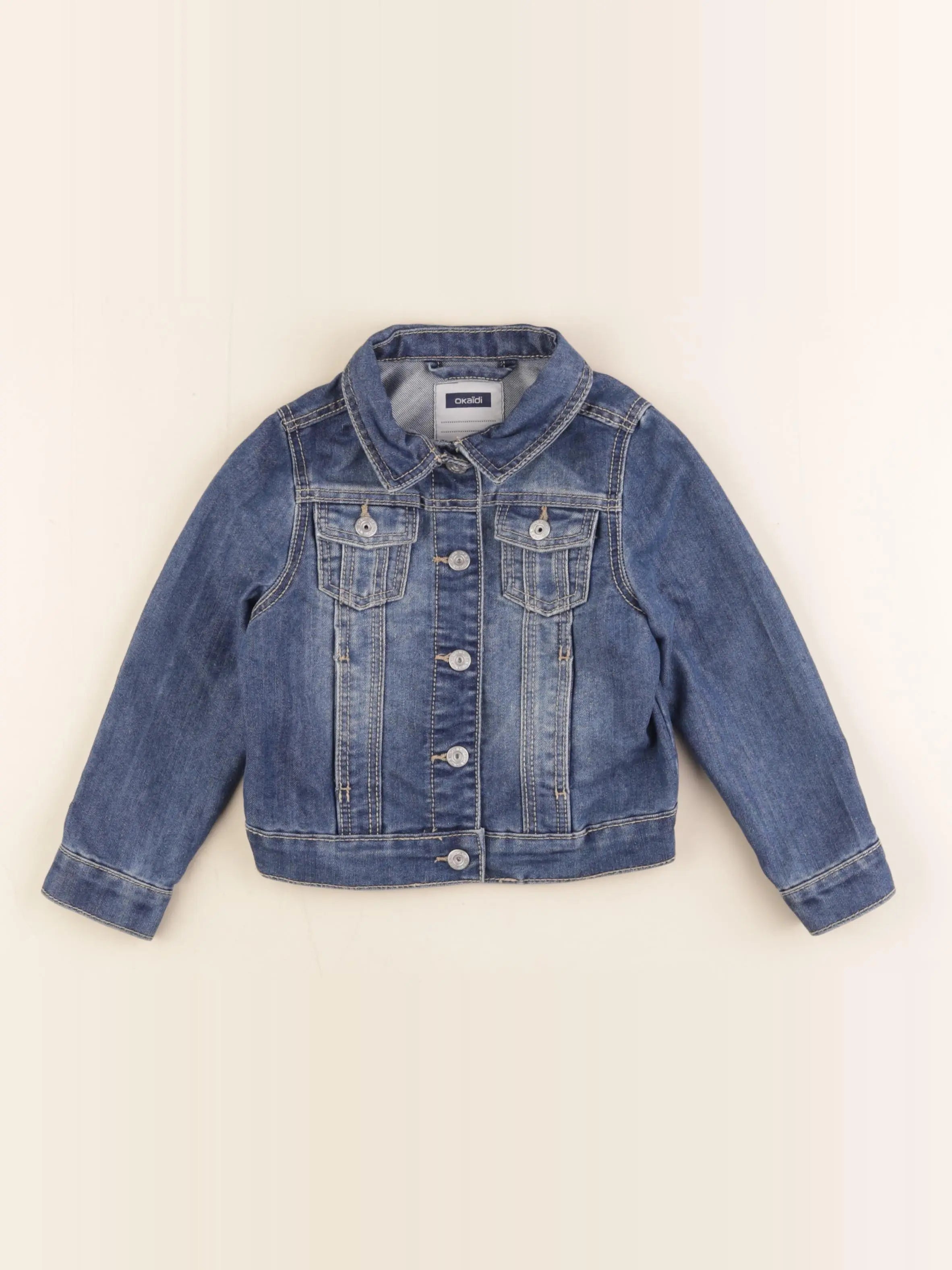 Okaidi - veste bleu - 3 ans