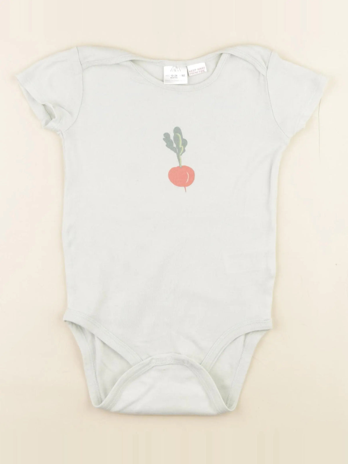 Zara - body vert - 18/24 mois