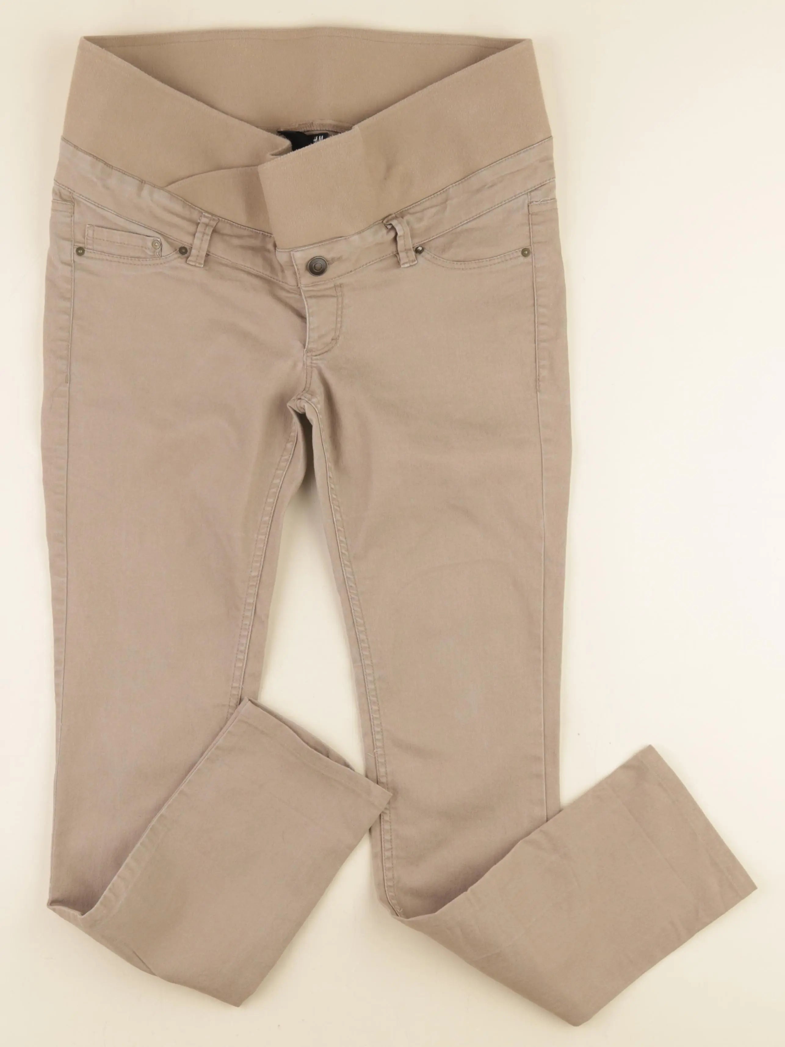 H&M - pantalon grossesse beige - 38