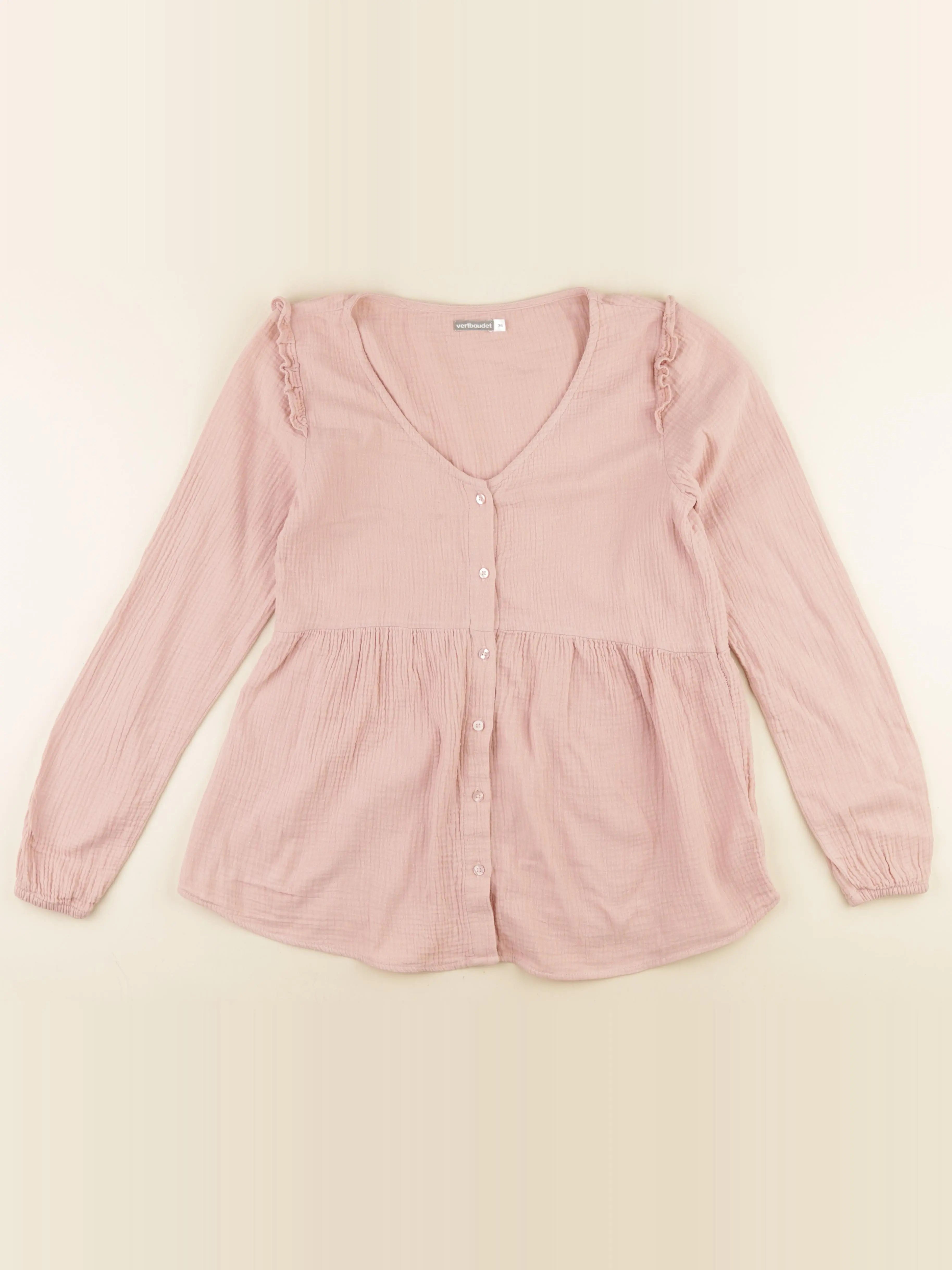 Vertbaudet - blouse grossesse rose - 36