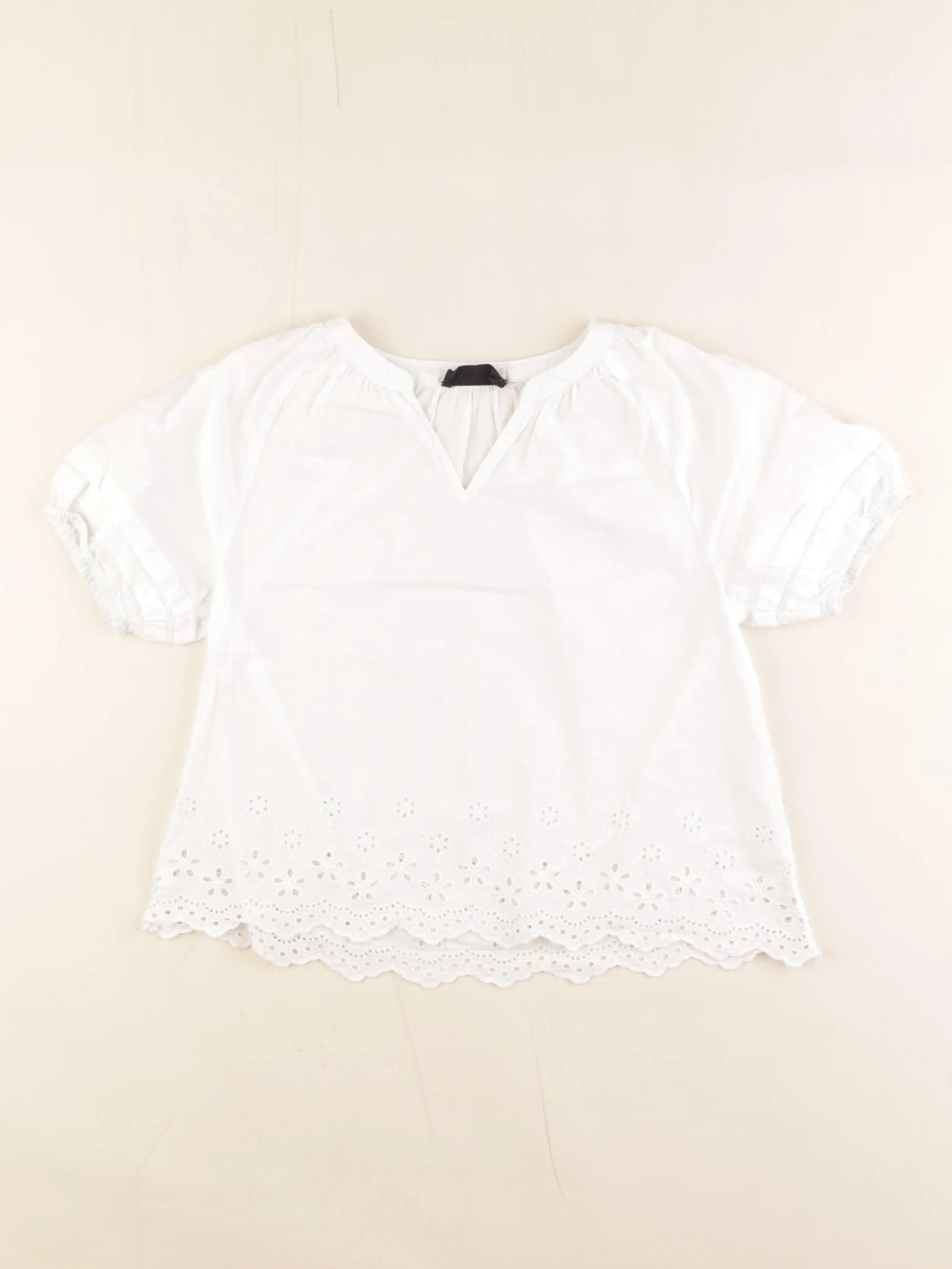 Monoprix - blouse blanc - 8 ans