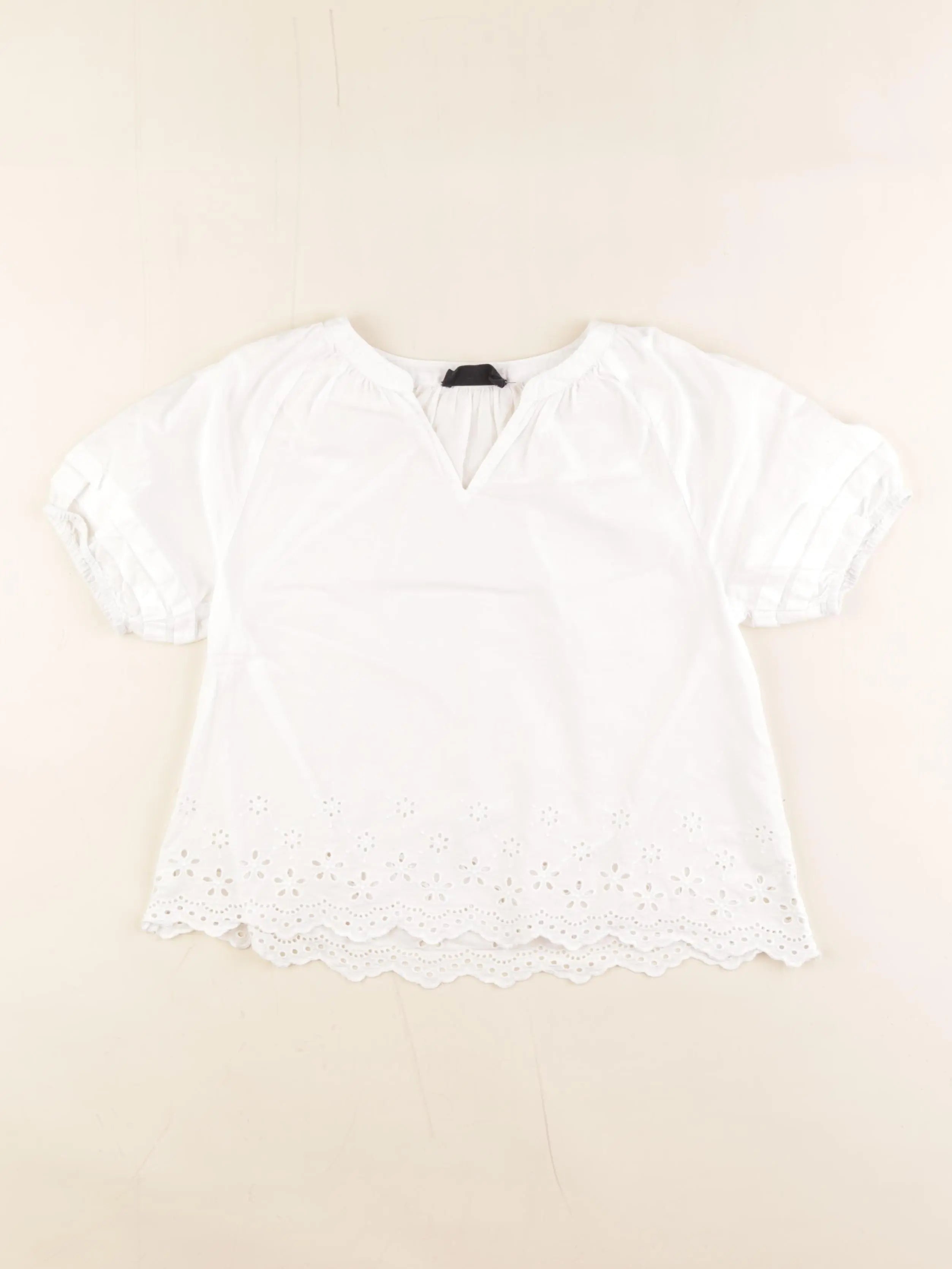 Monoprix - blouse blanc - 8 ans