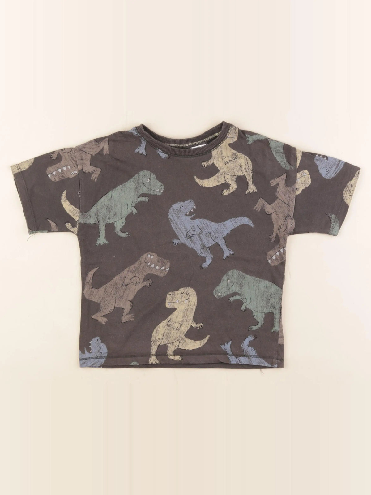 Zara - tee-shirt gris - 2/3 ans