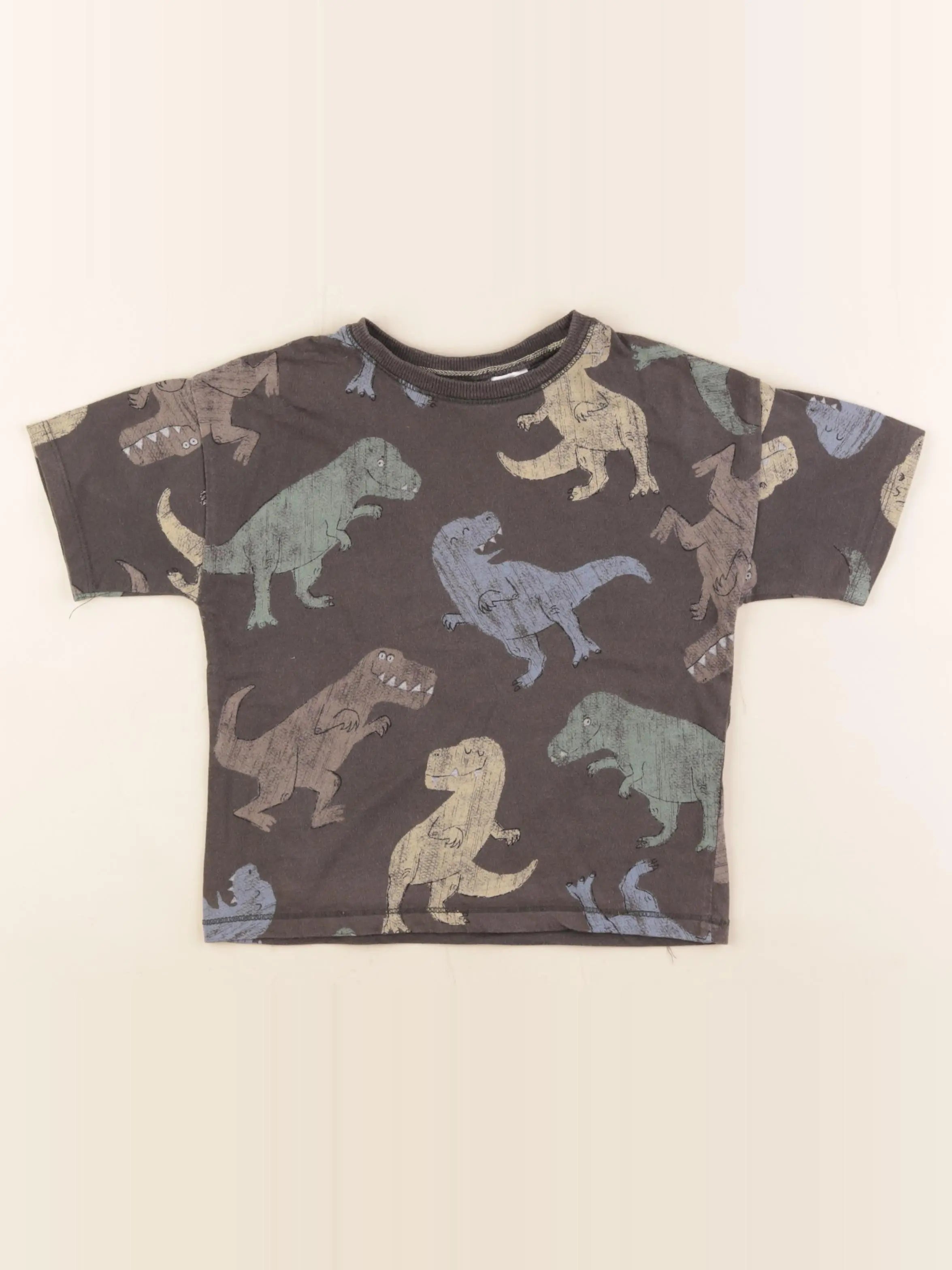 Zara - tee-shirt gris - 2/3 ans