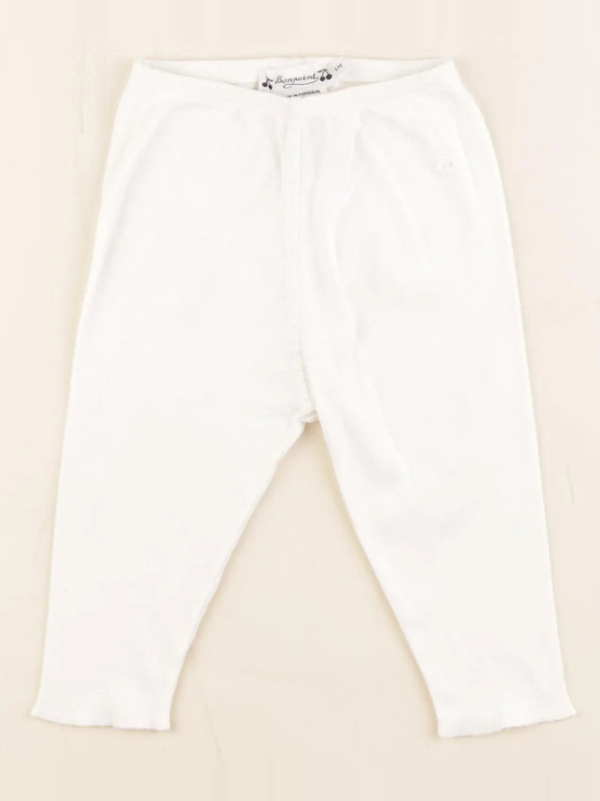Bonpoint - legging blanc - 6 mois