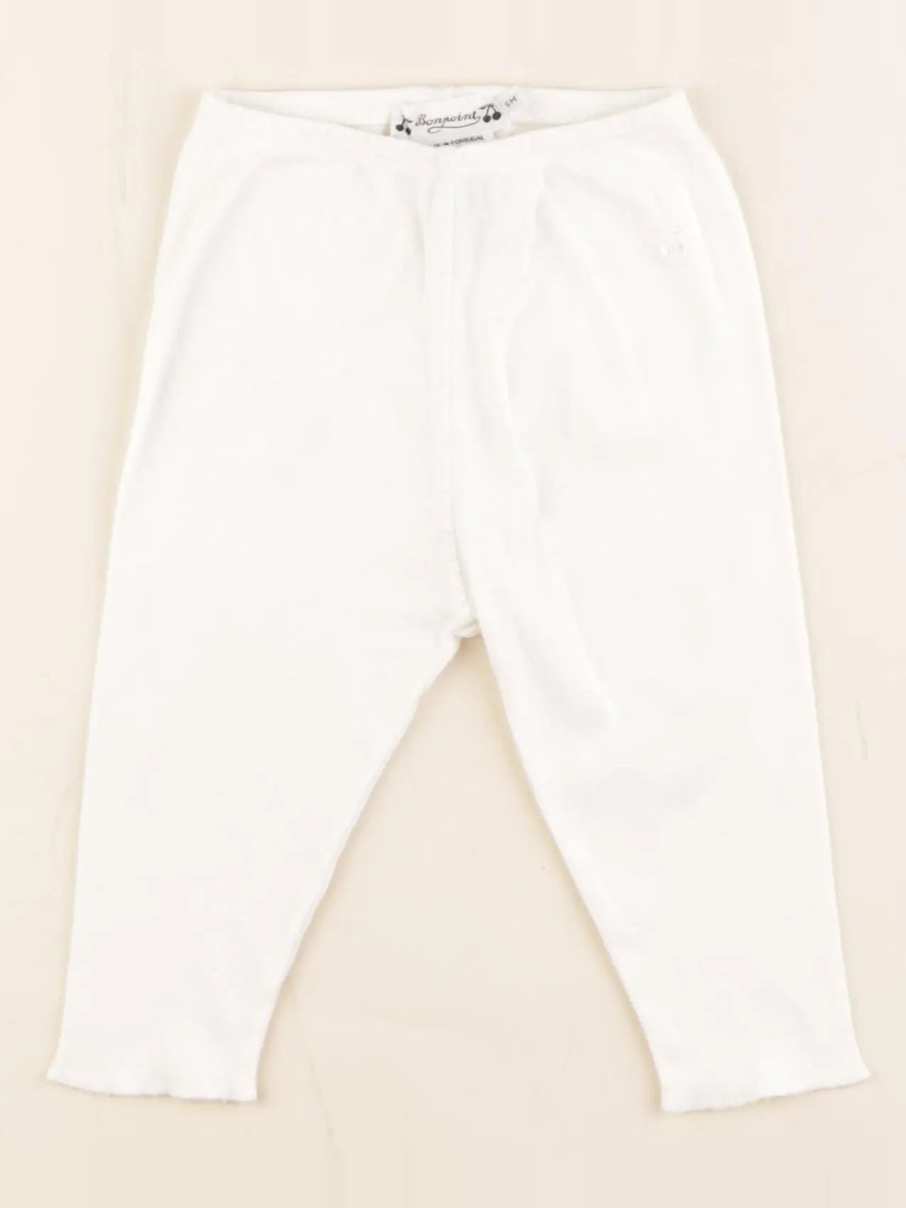 Bonpoint - legging blanc - 6 mois