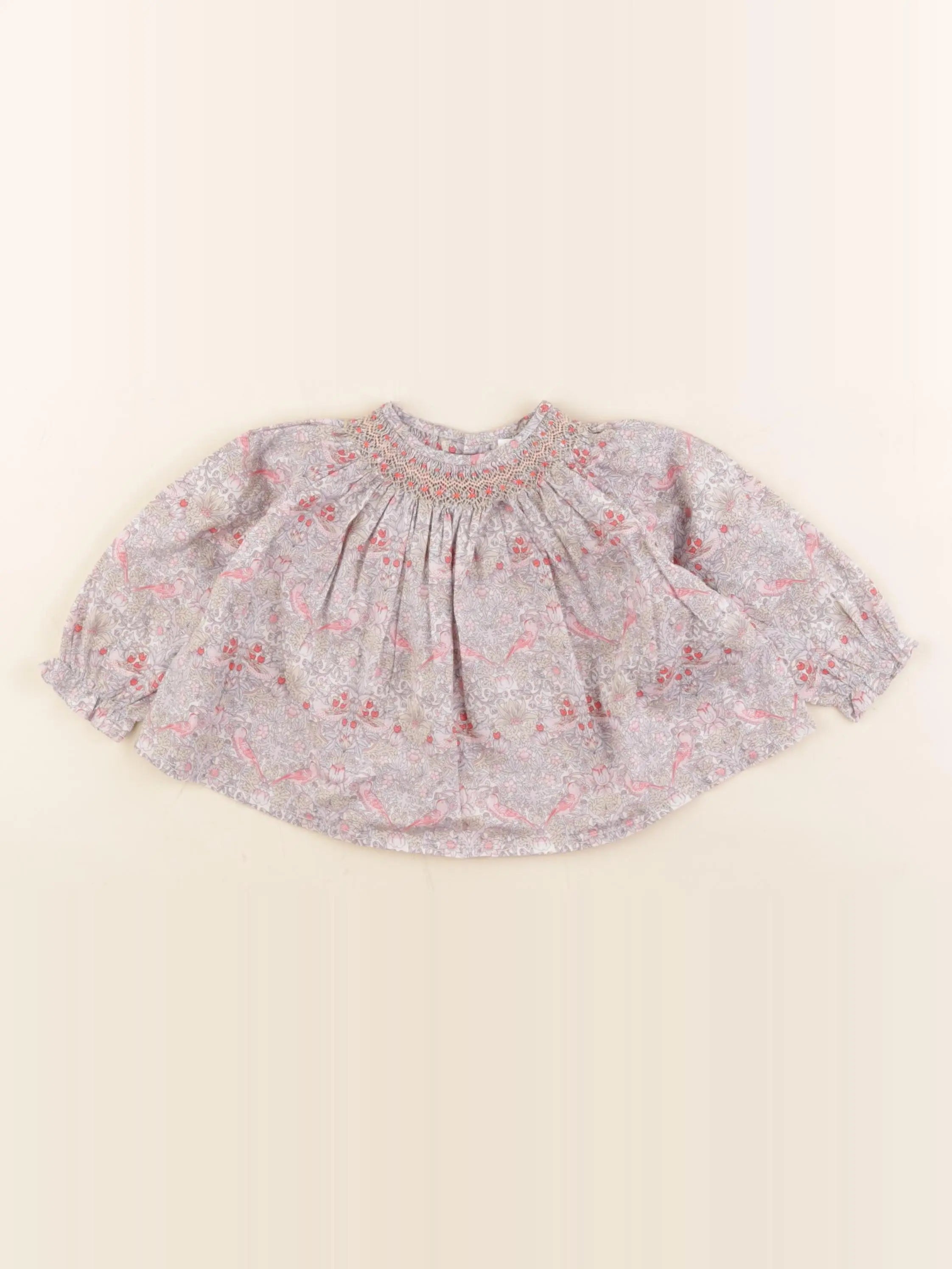 Bonpoint - blouse multicolore - 6 mois