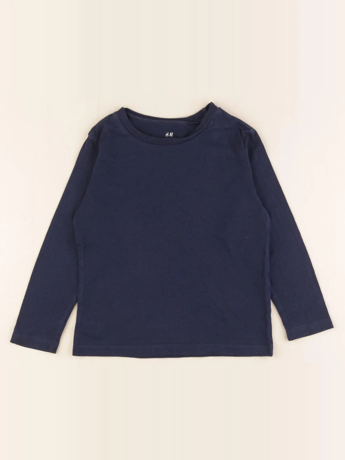 H&M - tee-shirt bleu - 3/4 ans