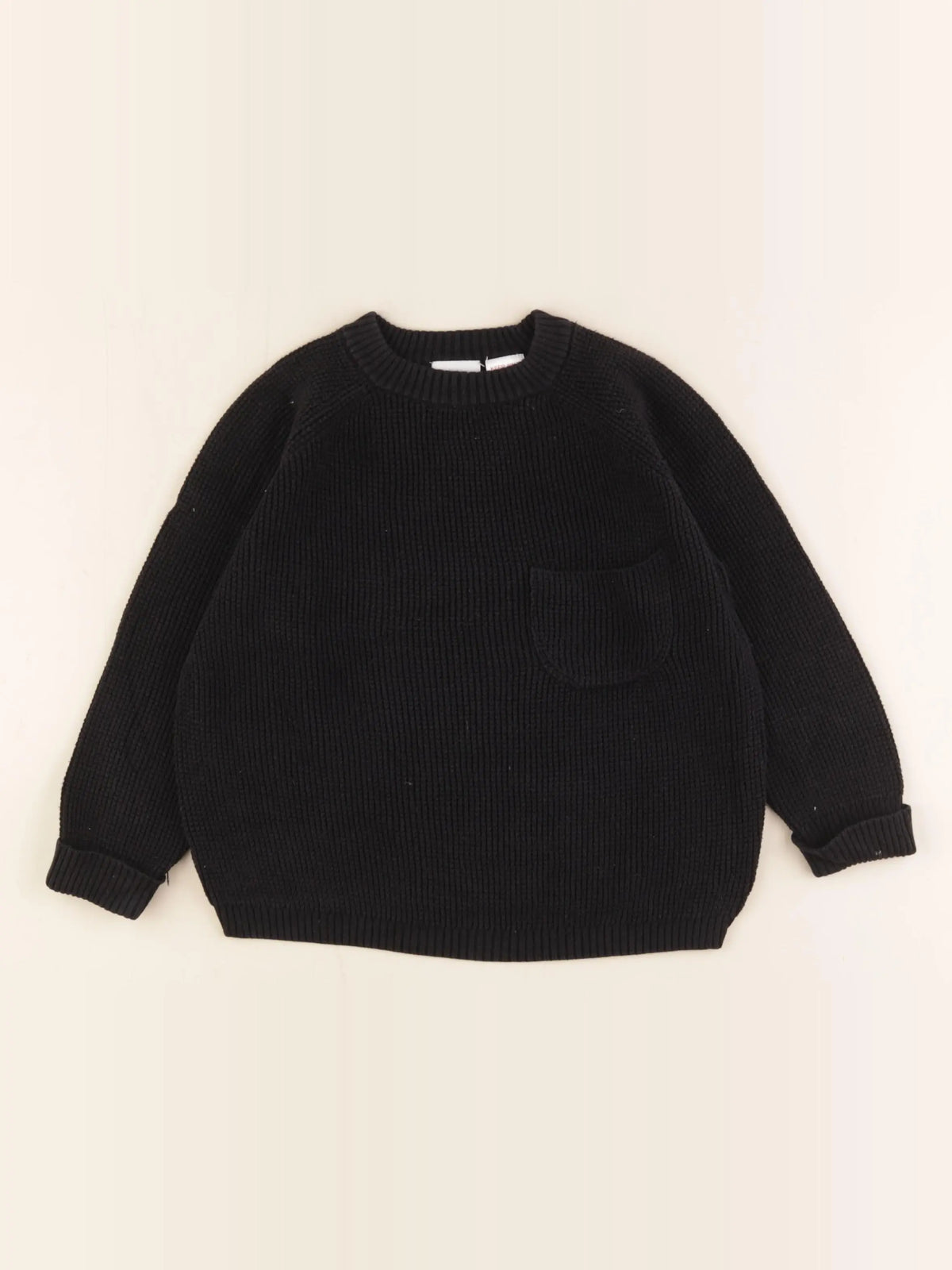 Zara - pull noir - 4/5 ans