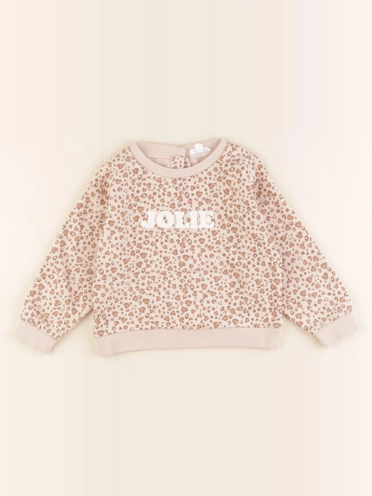 Vertbaudet - sweat rose - 36 mois