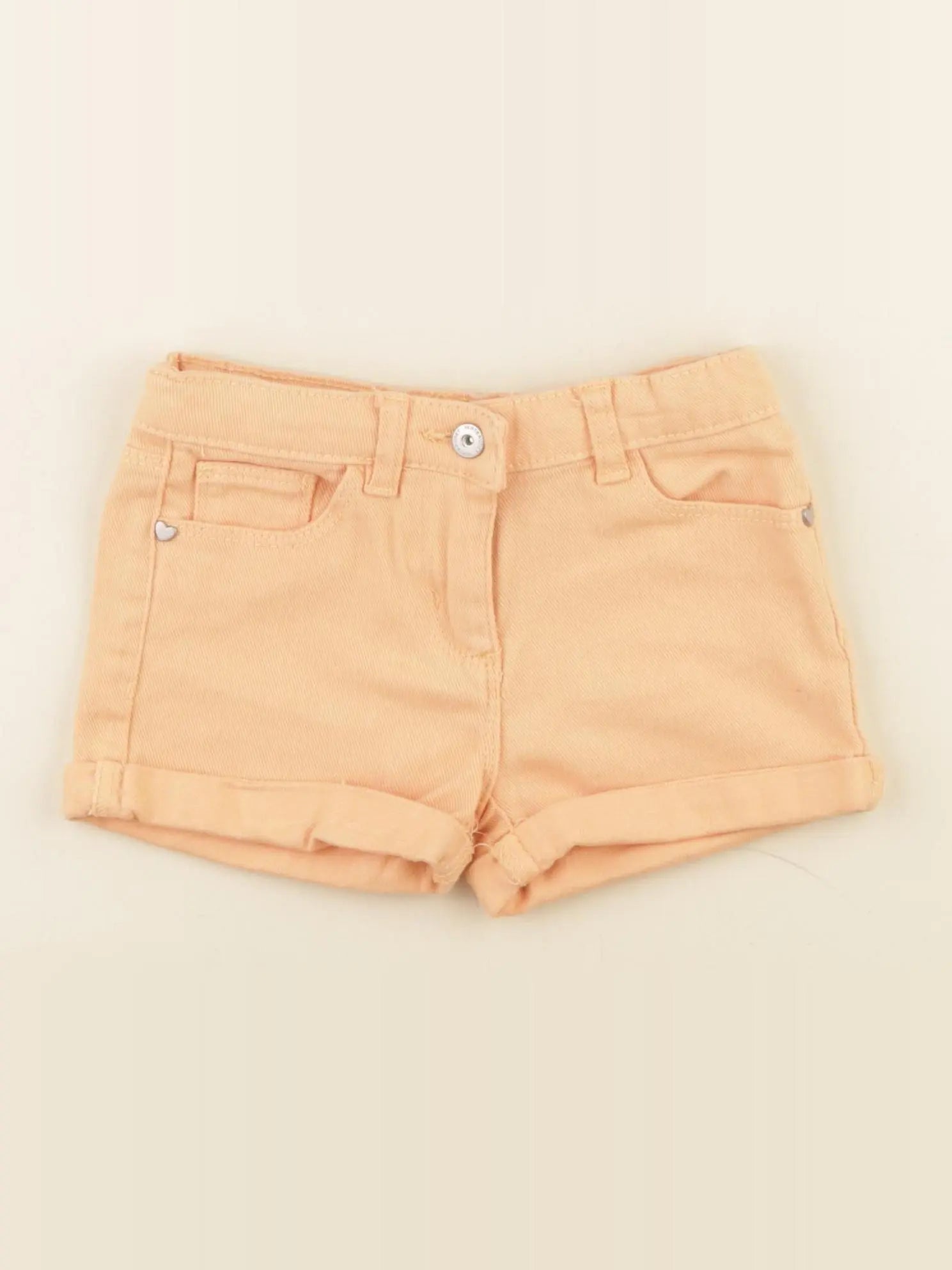 Vertbaudet - short orange - 4 ans