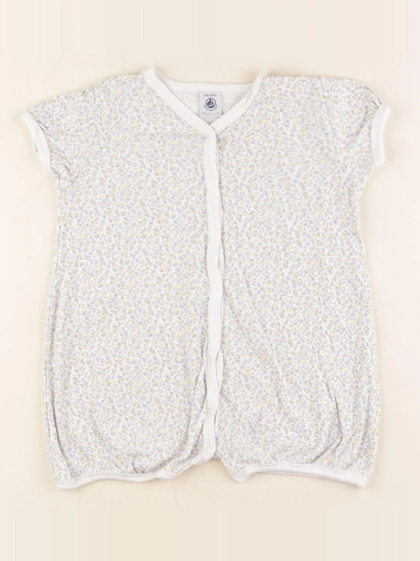 Petit Bateau - pyjama coton multicolore - 24 mois