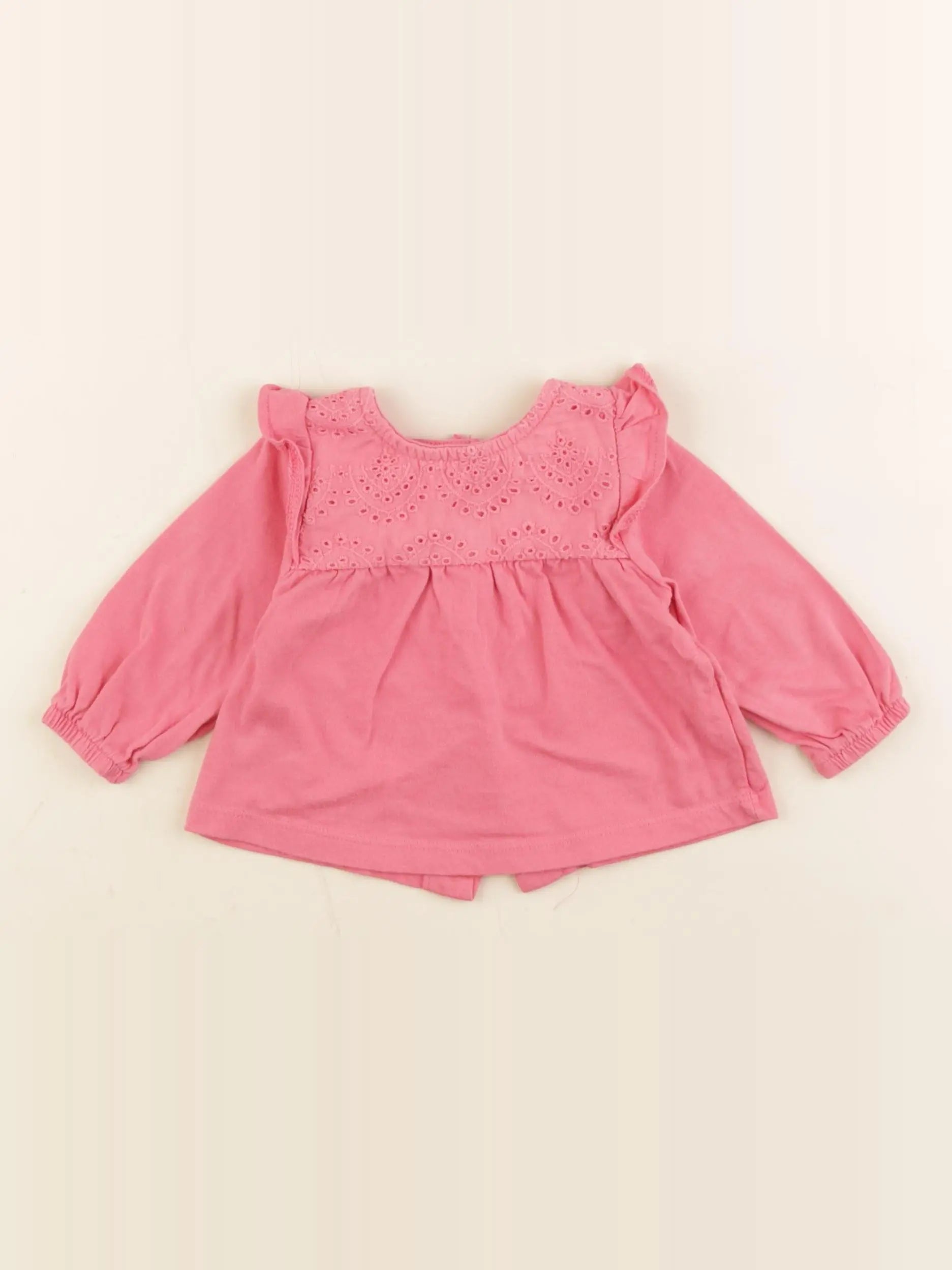 Tape à l'oeil - tee-shirt rose - 3 mois