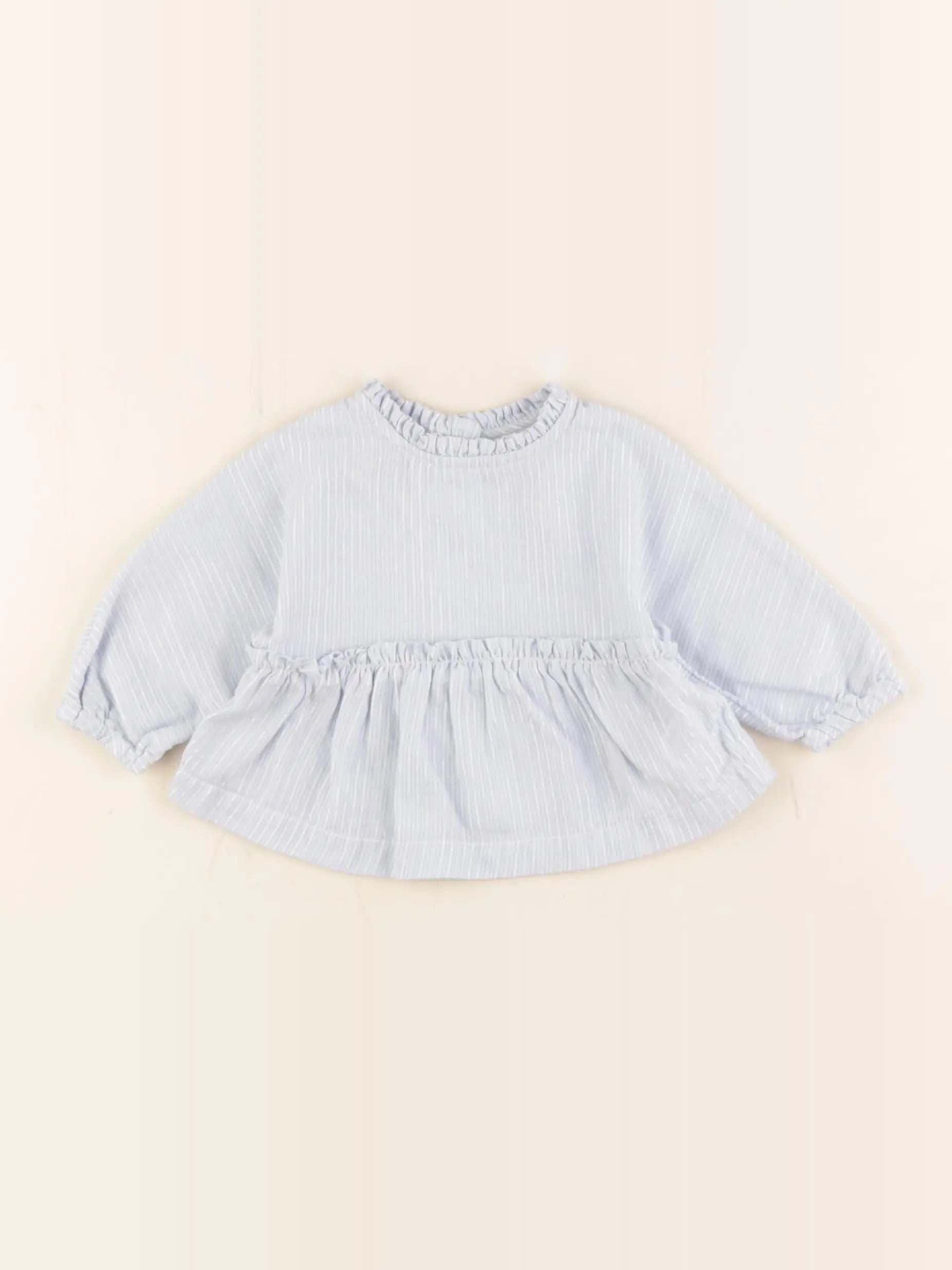 Tape à l'oeil - blouse bleu - 3 mois