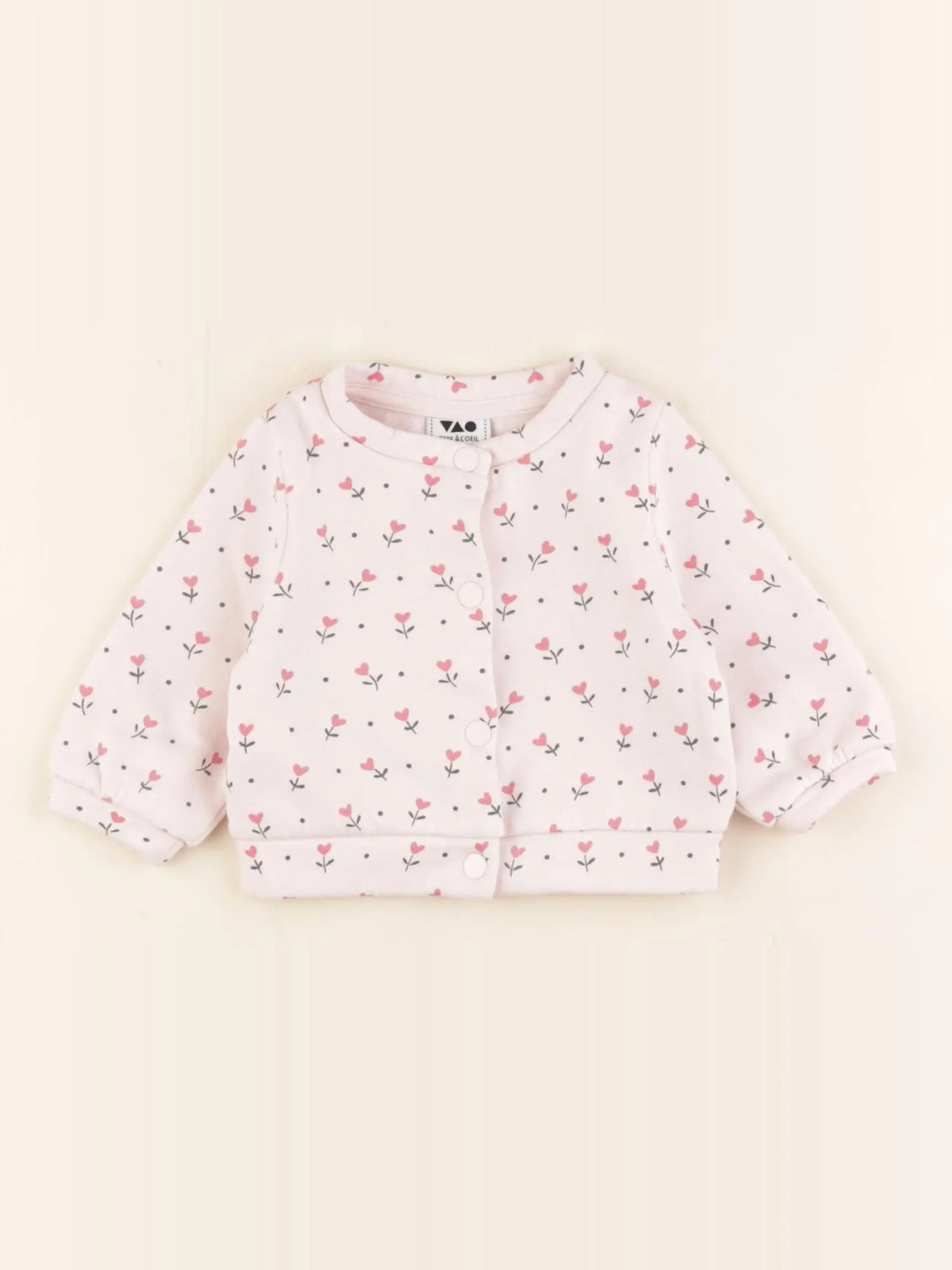 Tape à l'oeil - sweat rose - 3 mois