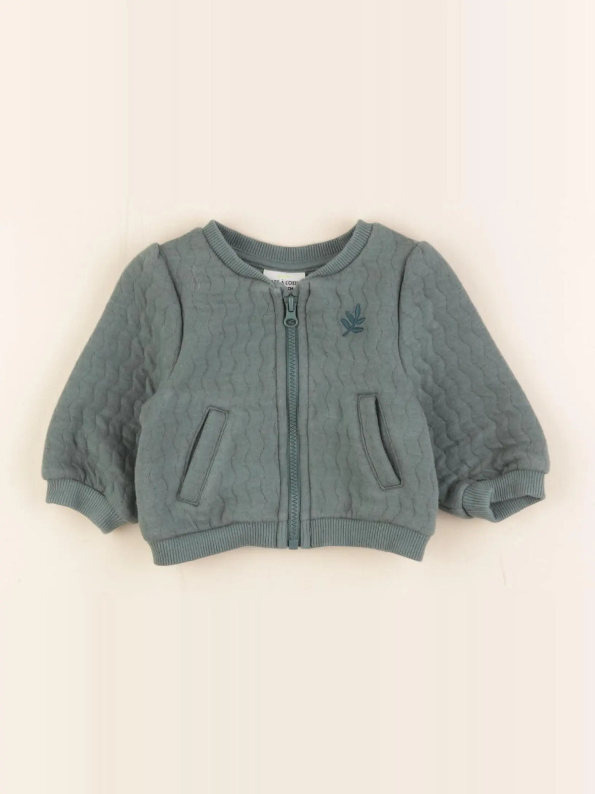 Tape à l'oeil - sweat vert - 3 mois