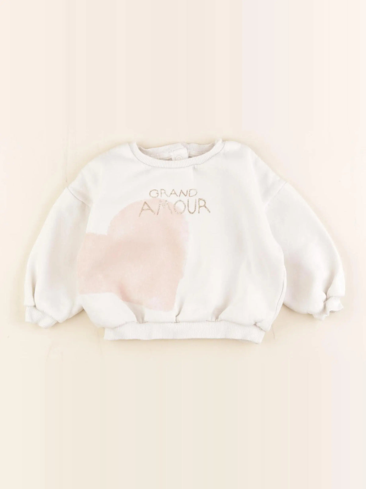 Tape à l'oeil - sweat beige - 3 mois