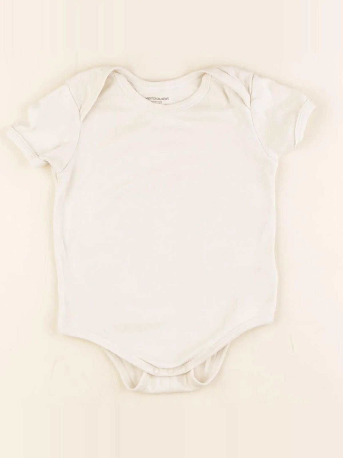 Vertbaudet - body beige - 24 mois