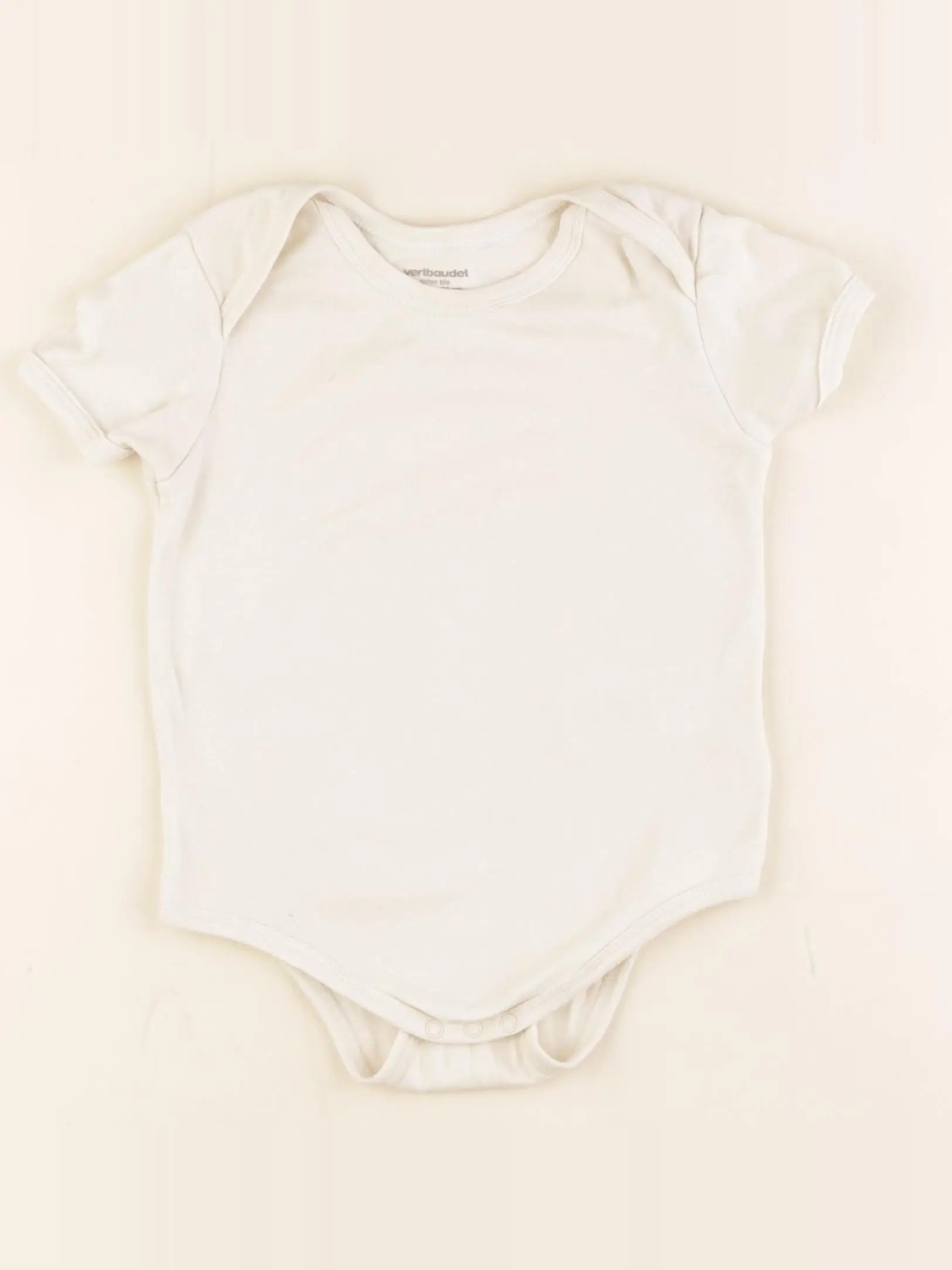 Vertbaudet - body beige - 24 mois
