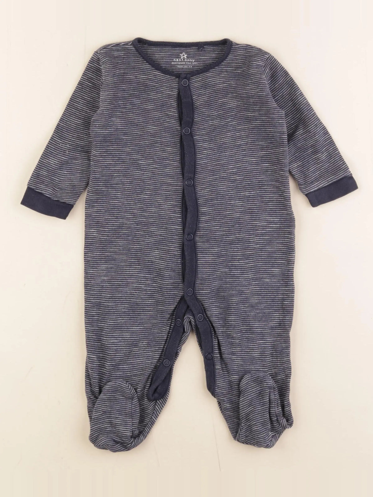 Next - pyjama coton bleu - 6/9 mois