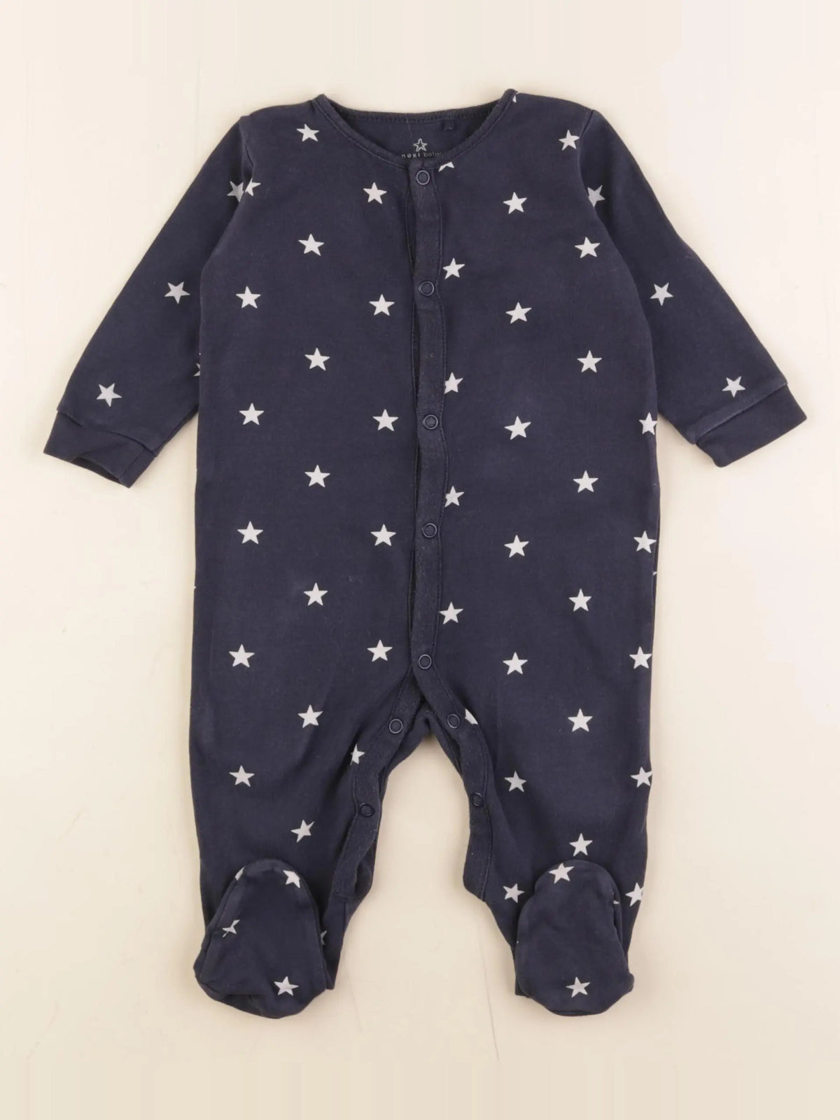 Next - pyjama coton bleu - 6/9 mois