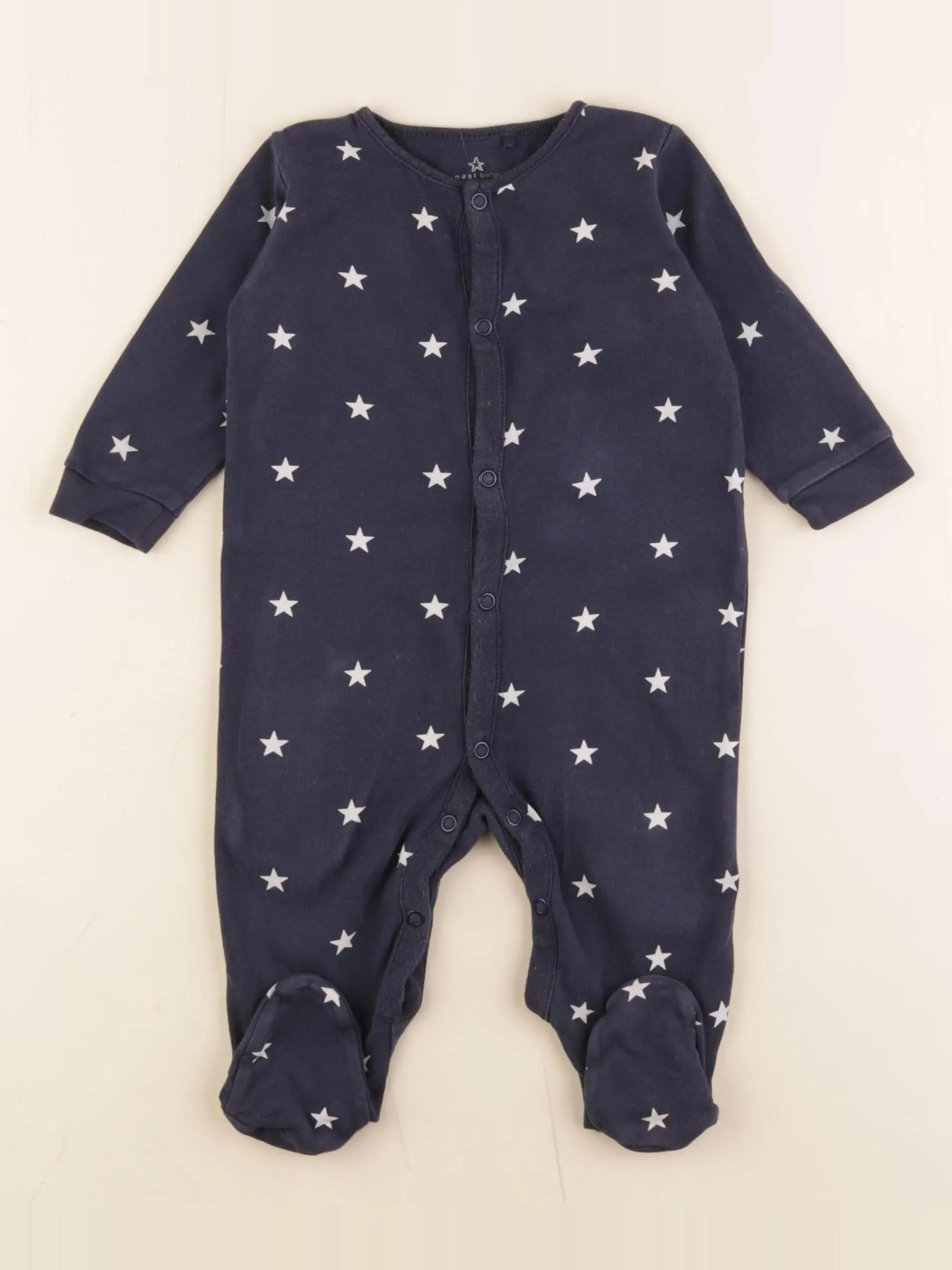 Next - pyjama coton bleu - 6/9 mois