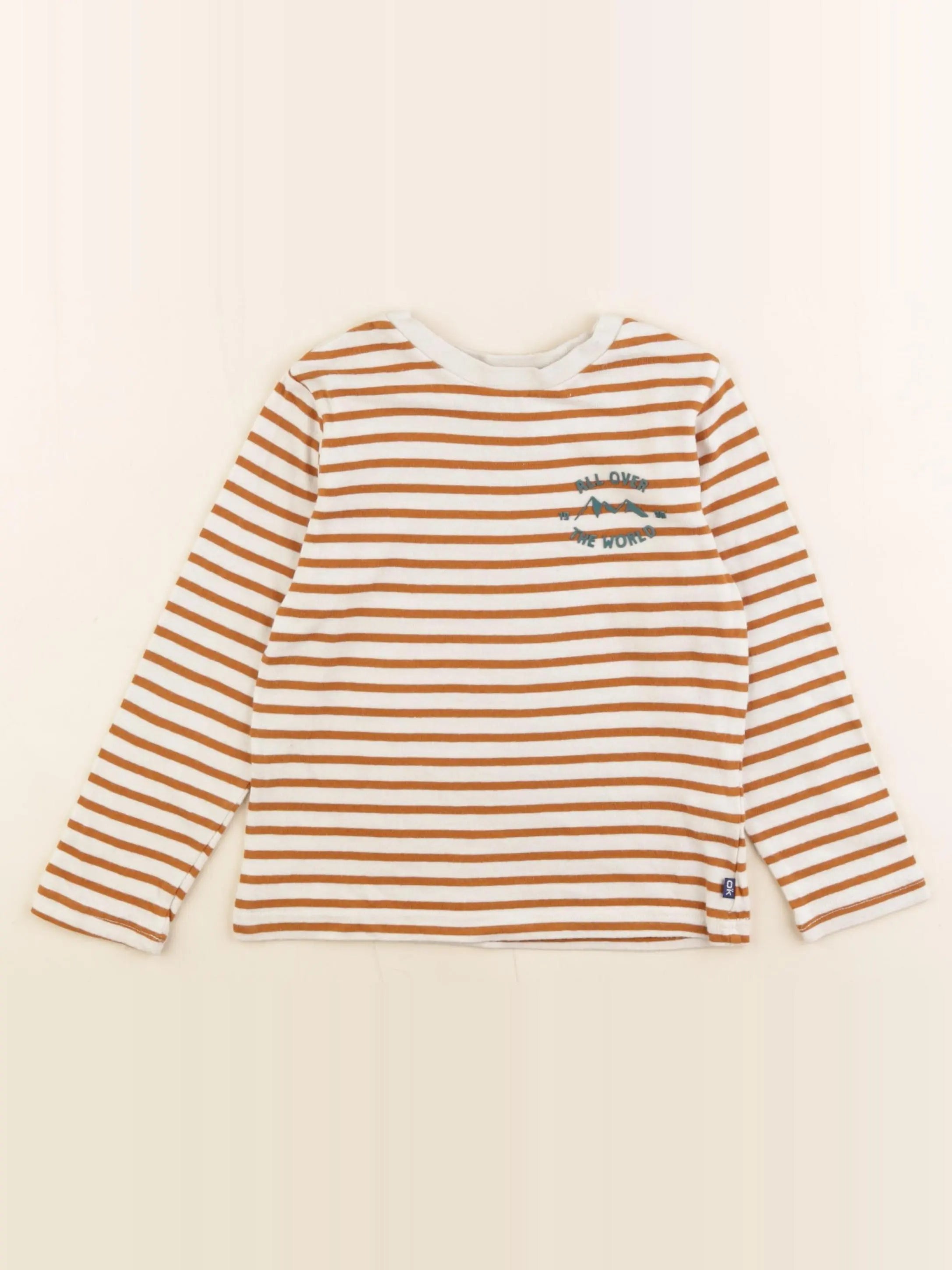Okaidi - tee-shirt marron - 3 ans