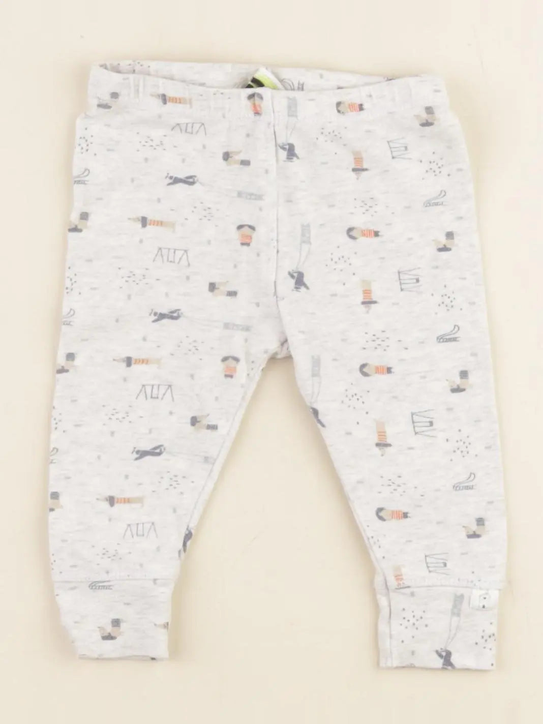 Tape à l'oeil - legging gris - 6 mois