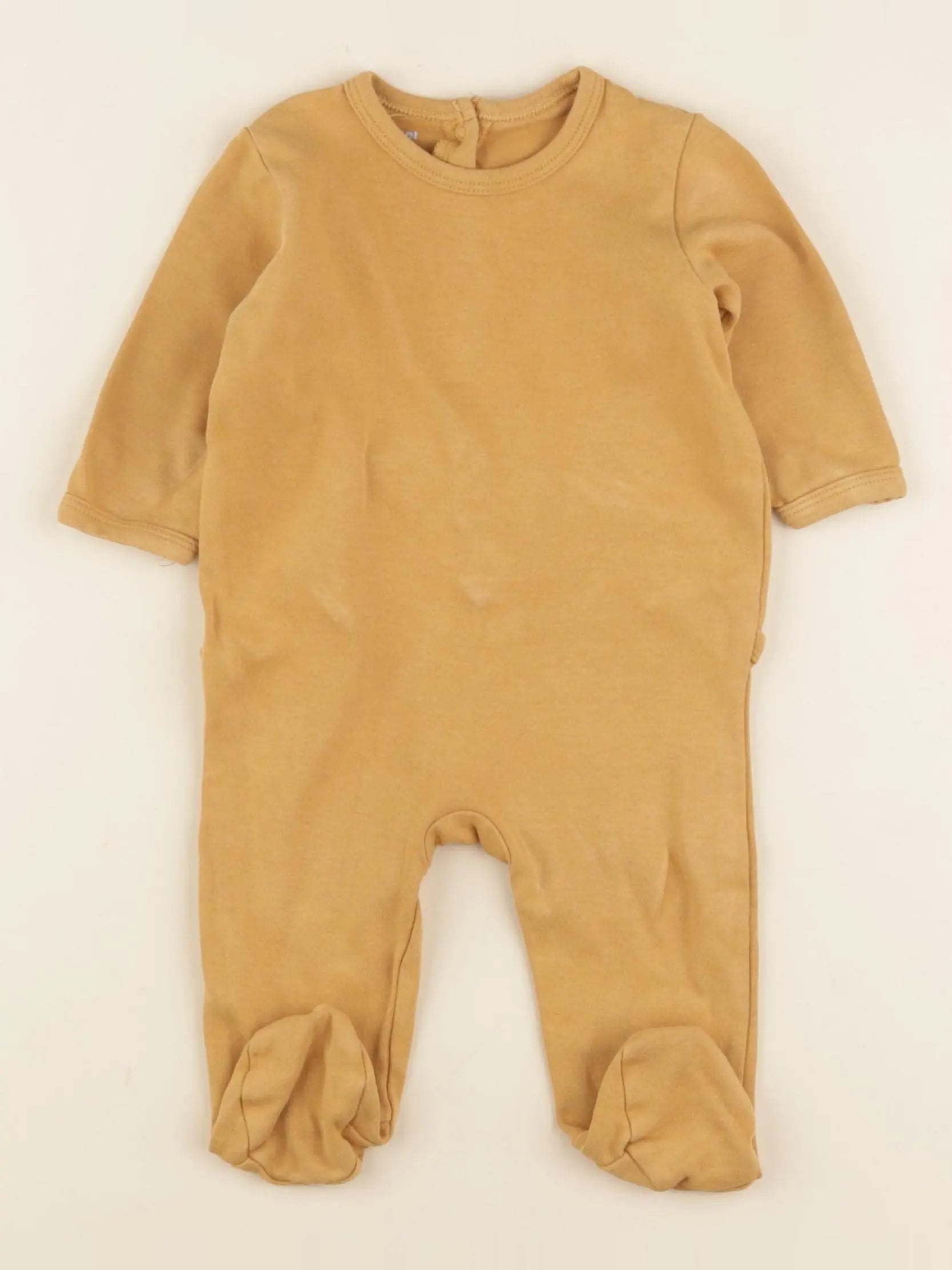 Vertbaudet - pyjama coton marron - 6 mois