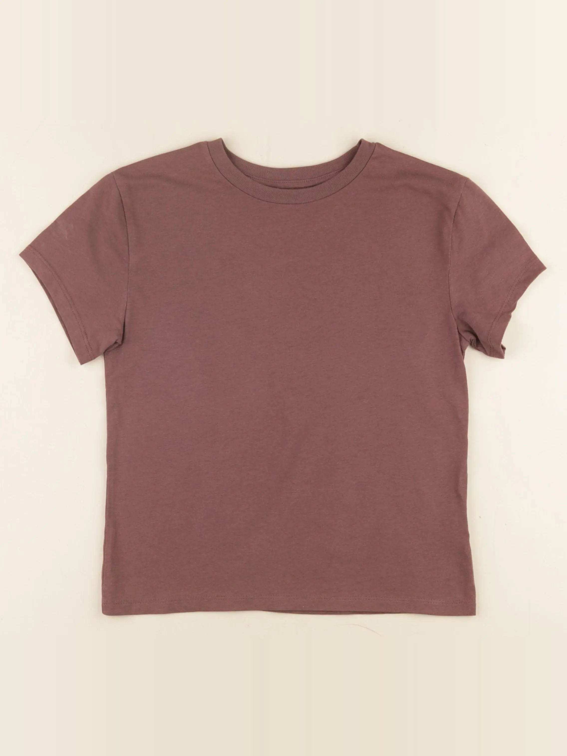 H&M - tee-shirt marron - 6/8 ans