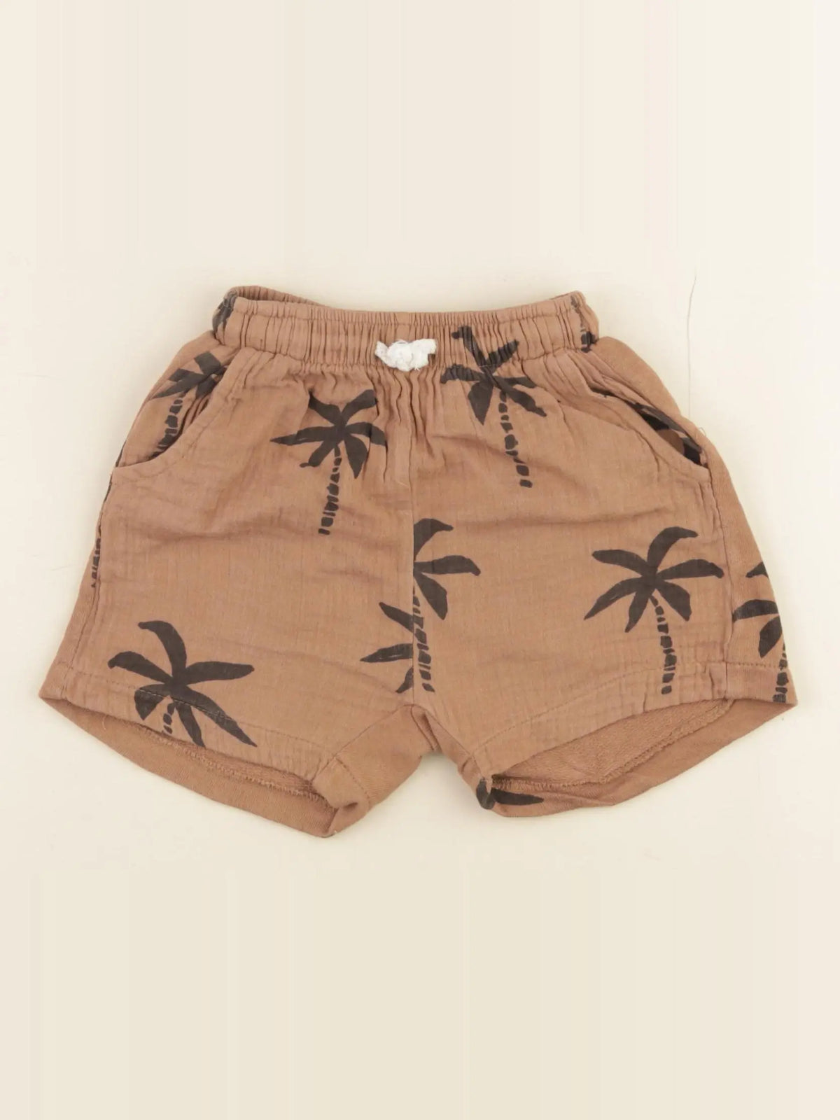 Zara - short marron - 12/18 mois