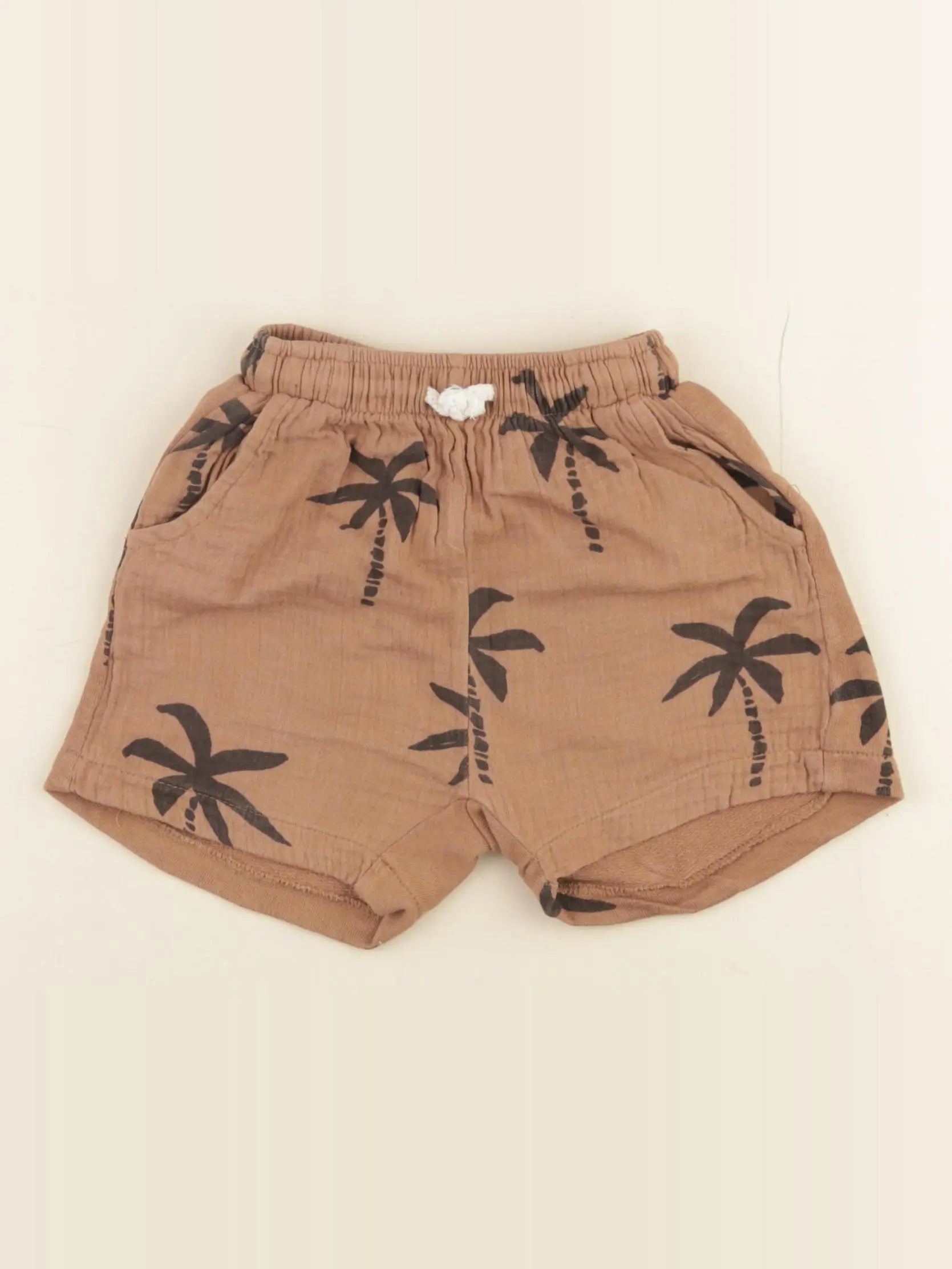 Zara - short marron - 12/18 mois