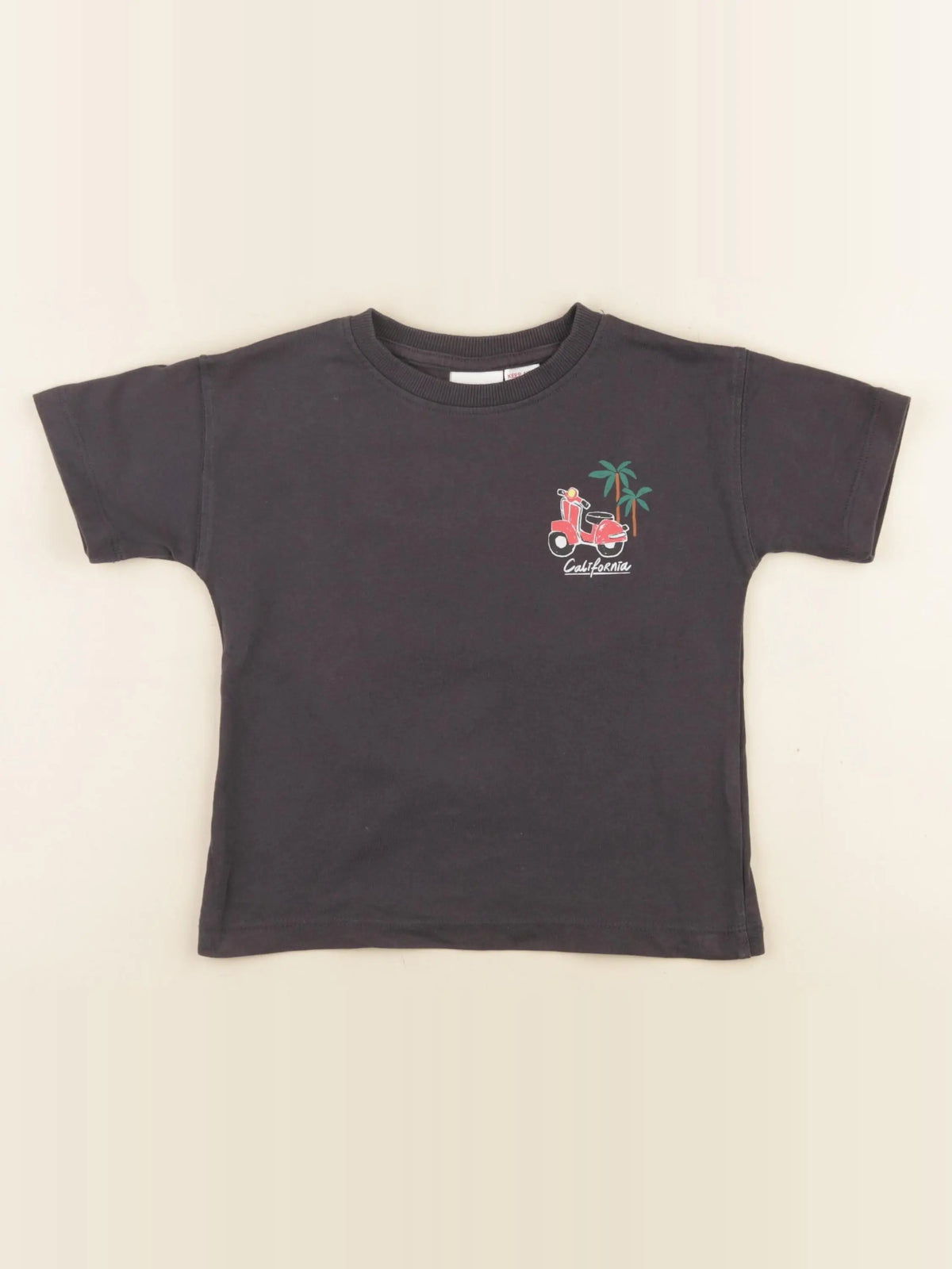 Zara - tee-shirt imprimé au dos noir - 2 ans