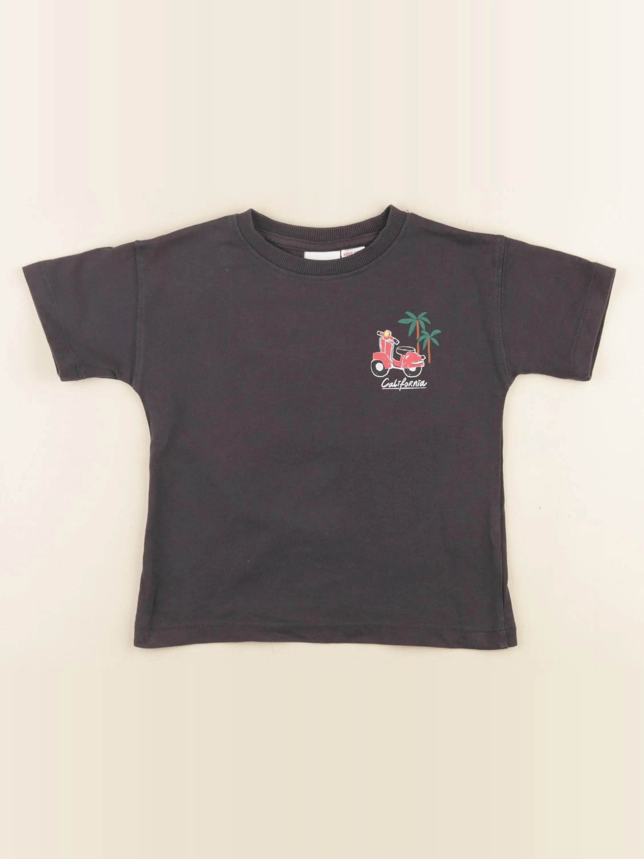 Zara - tee-shirt imprimé au dos noir - 2 ans