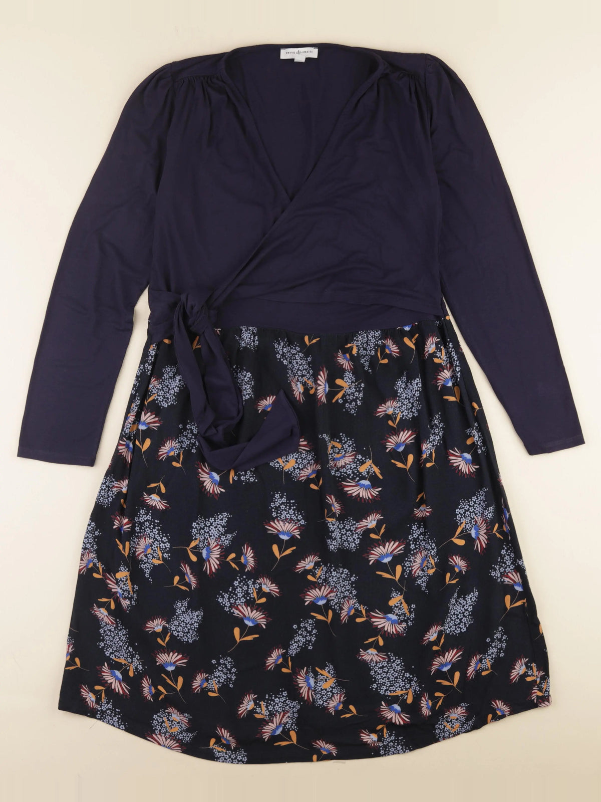 Envie de fraise - robe grossesse bleu - 38 à 40