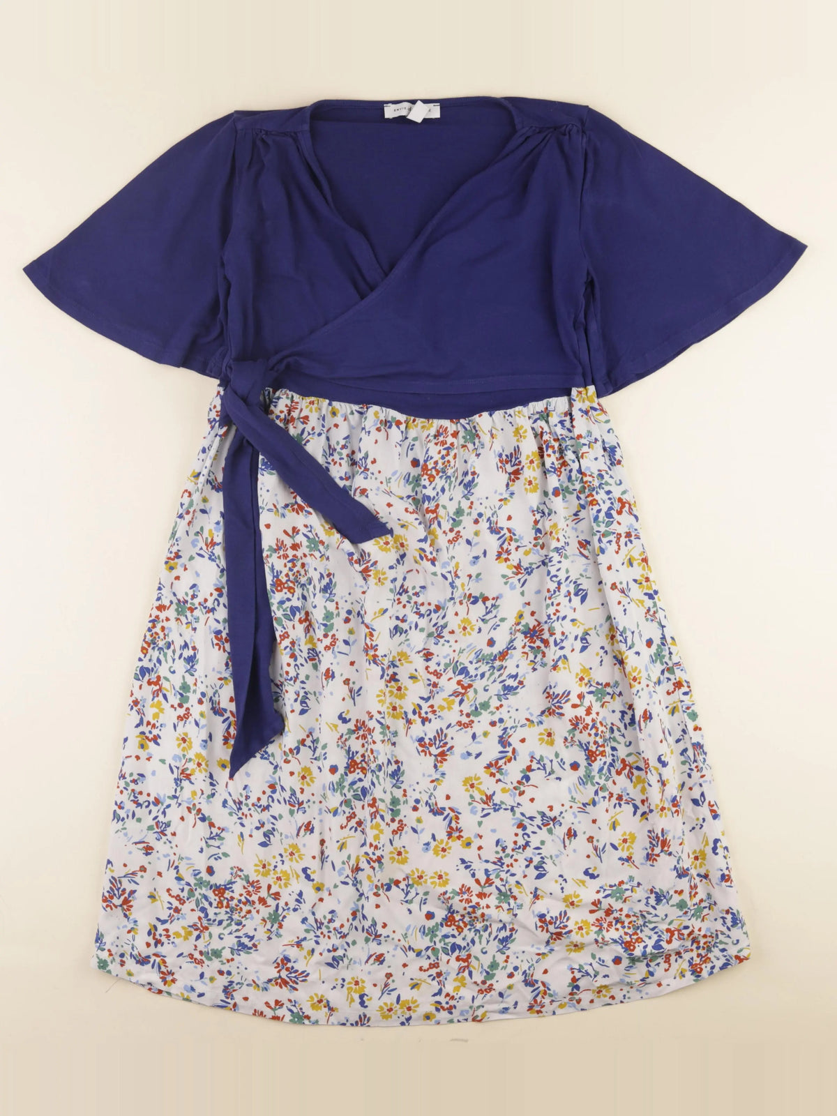 Envie de fraise - robe grossesse bleu - 36 à 38