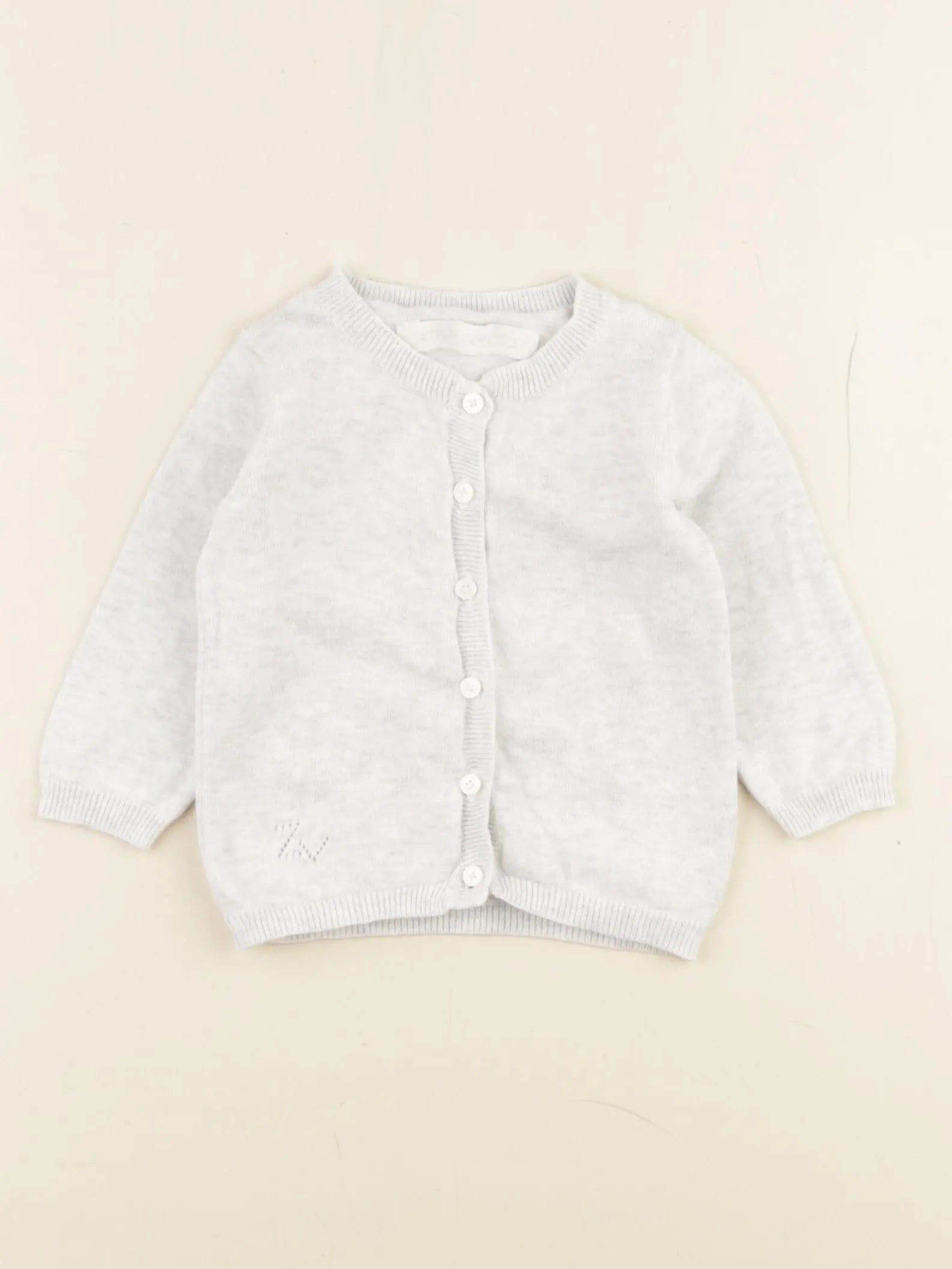 Zadig & Voltaire - gilet gris - 6 mois