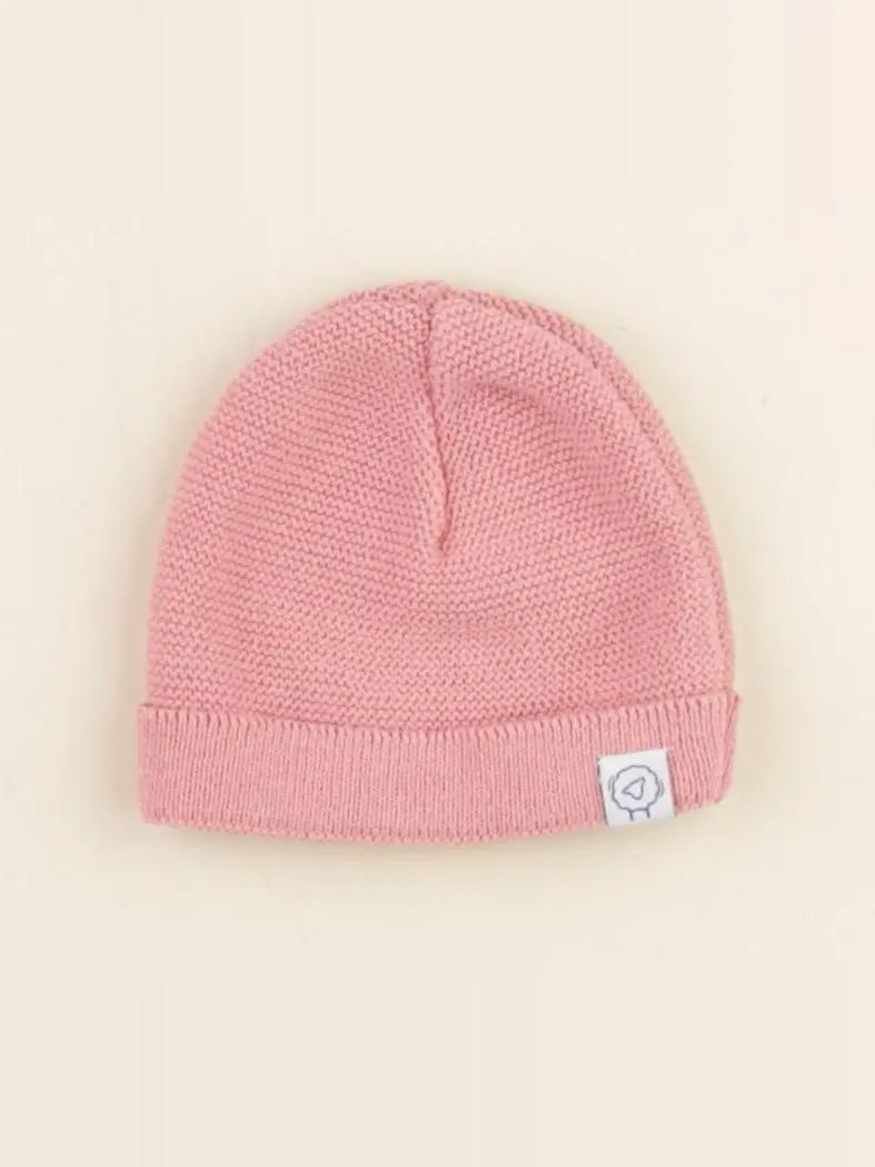 La manufacture de layette - bonnet rose - 0/1 mois