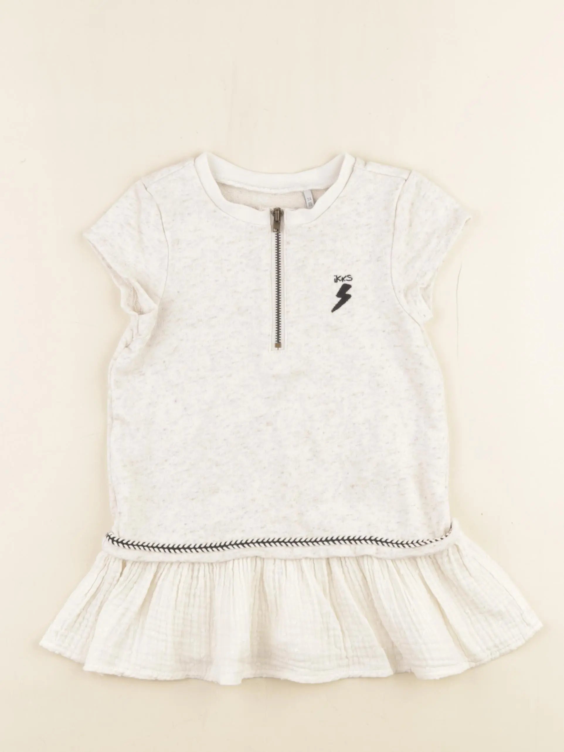 IKKS - robe beige - 2 ans