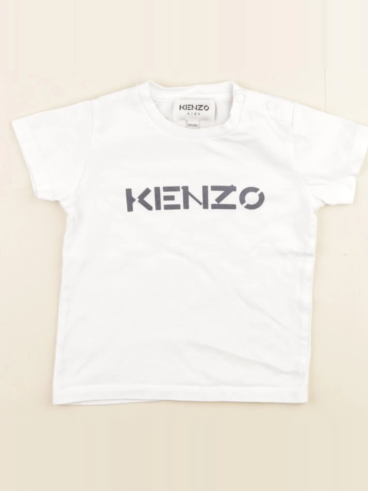 Kenzo - tee-shirt blanc - 18 mois