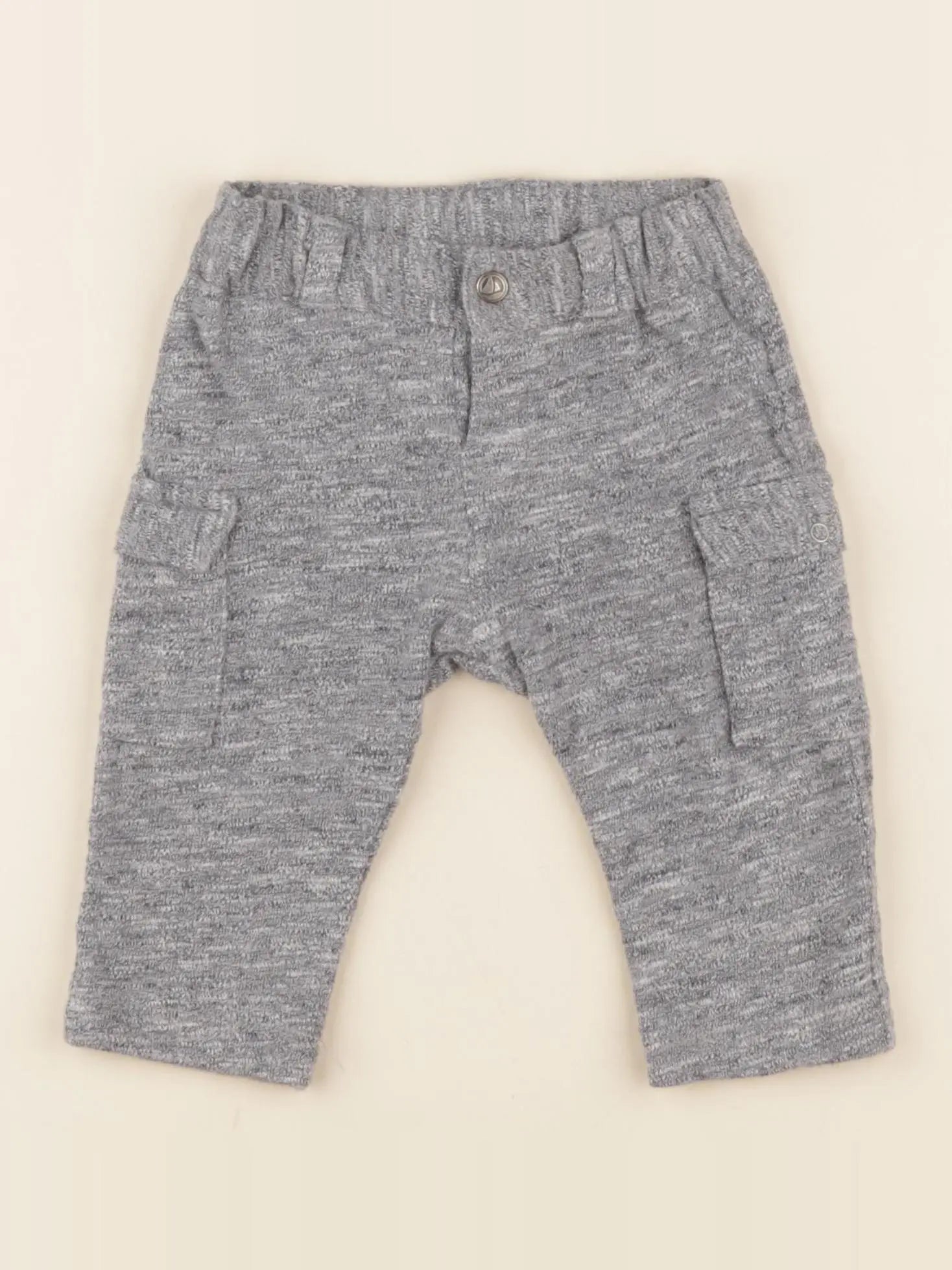 Petit Bateau - pantalon gris - 6 mois