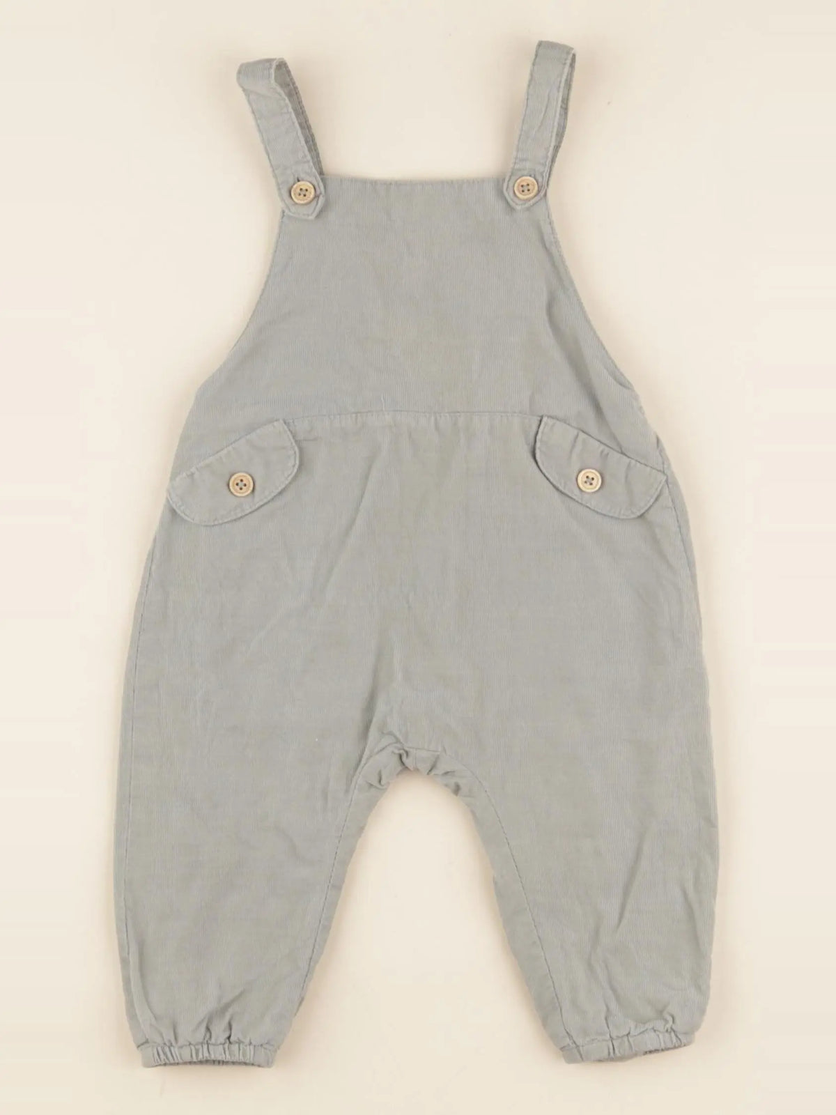 Zara - salopette vert - 3/6 mois